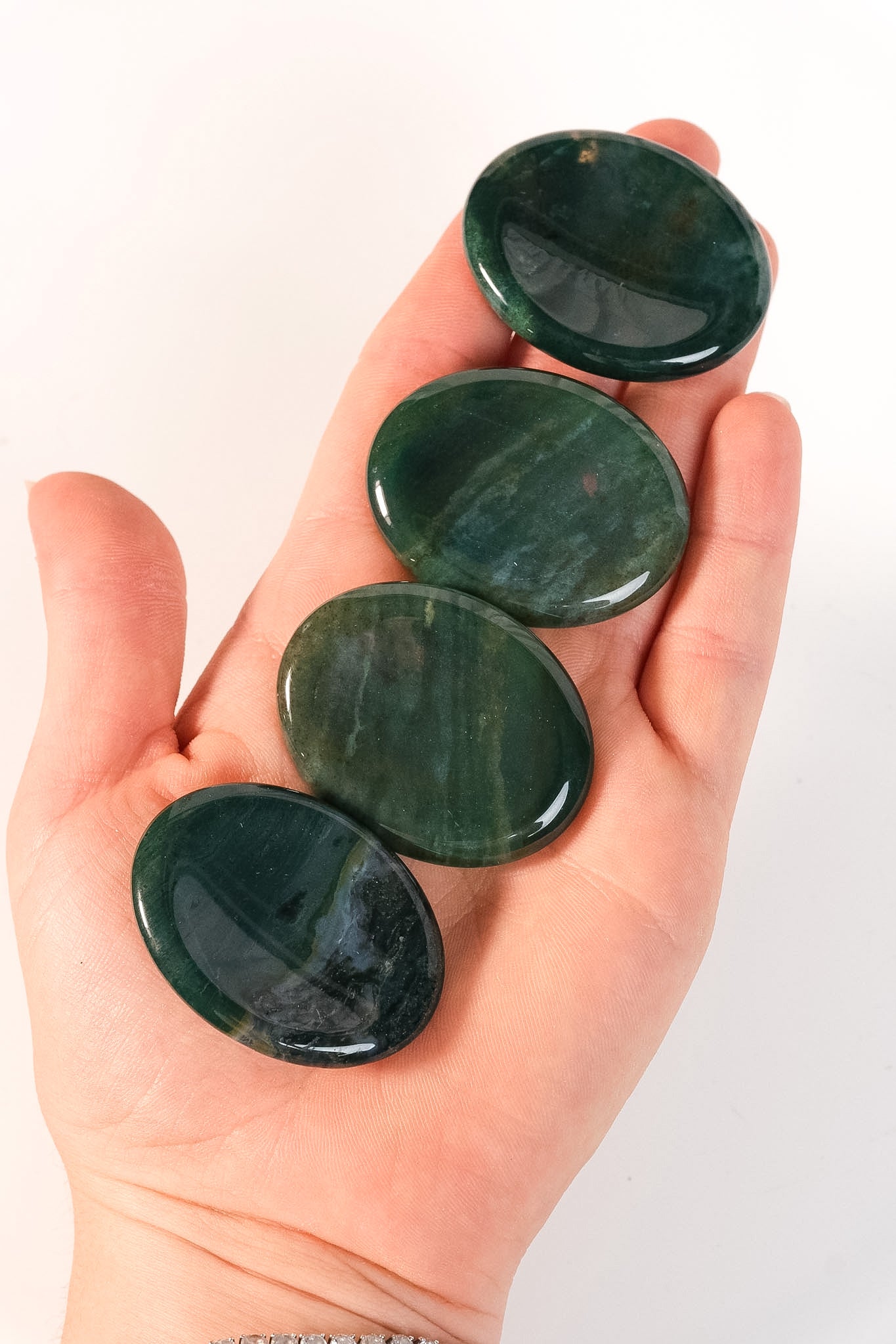 Bloodstone Worry Stone