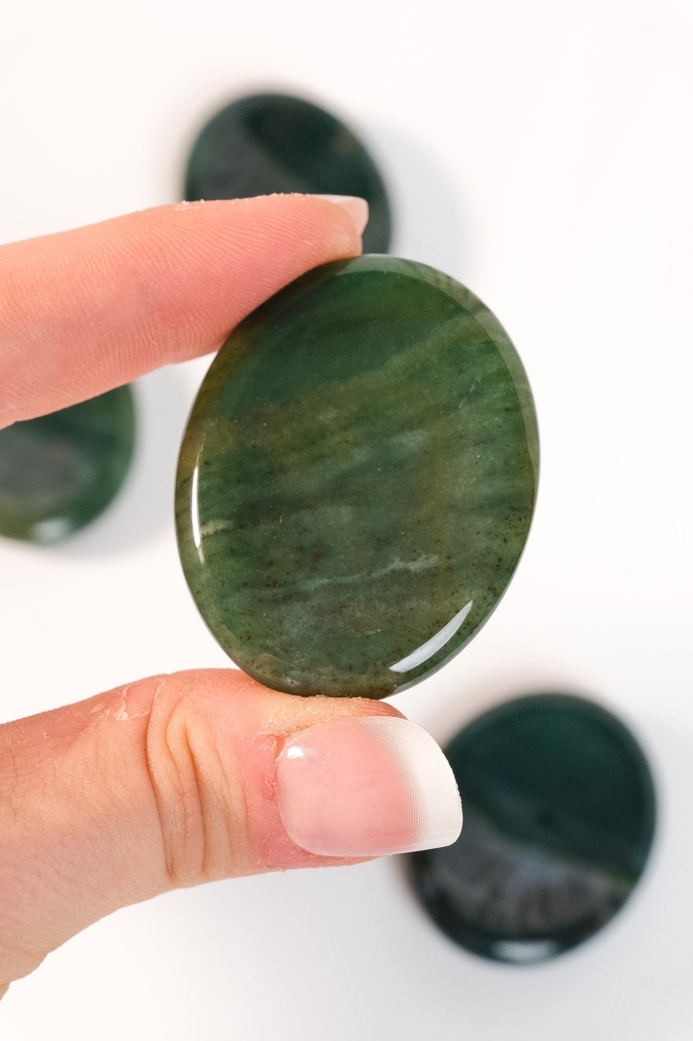 Bloodstone Worry Stone