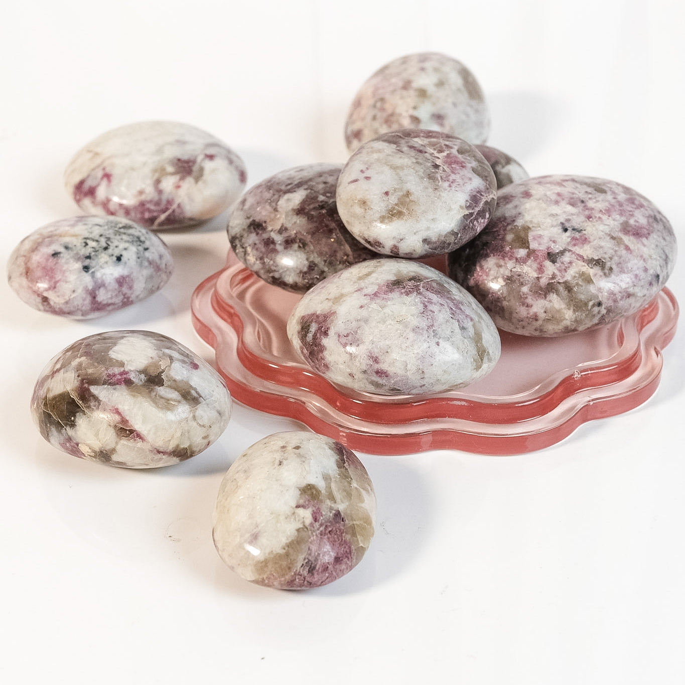Pink Tourmaline Palmstone (Chunky)
