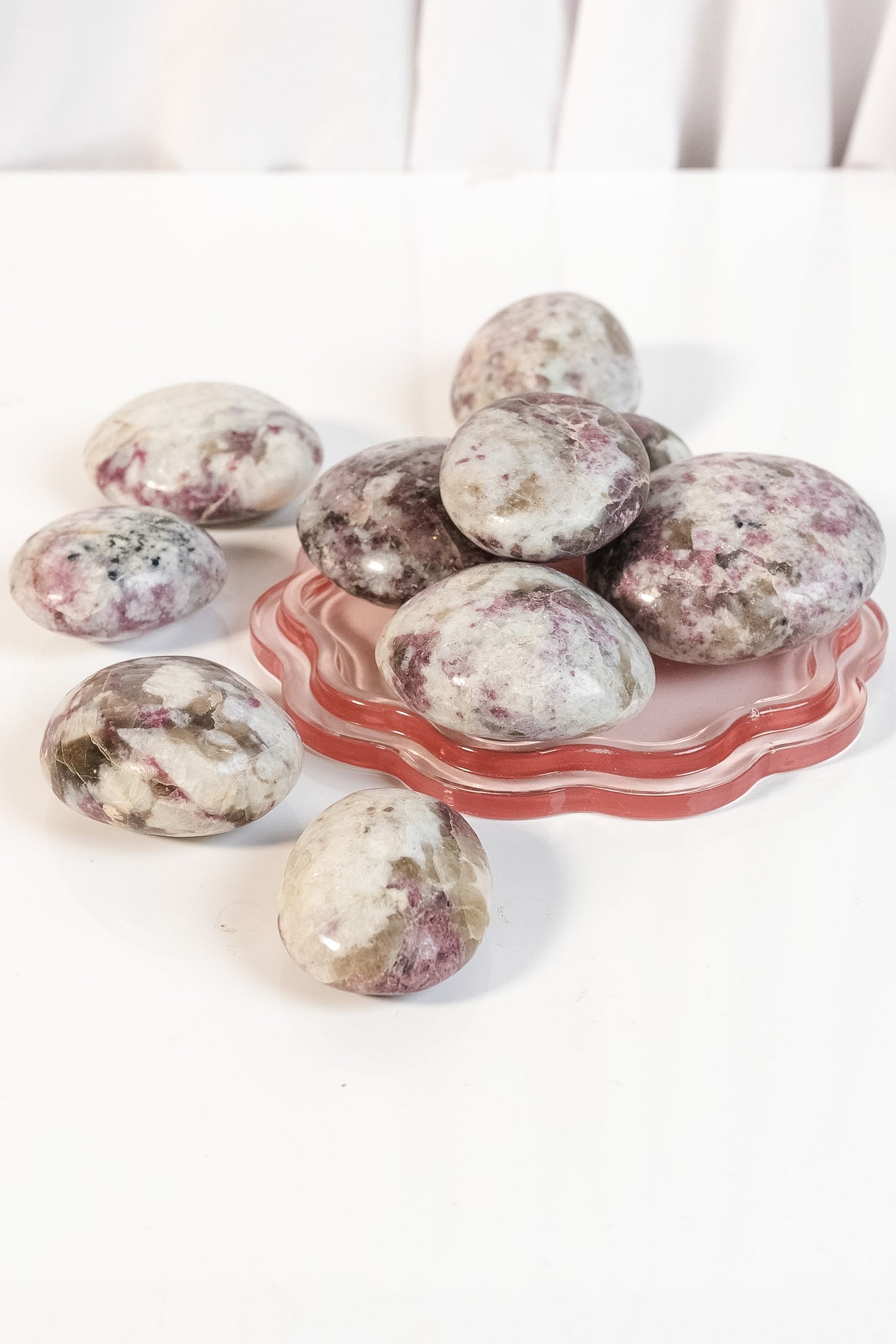 Pink Tourmaline Palmstone (Chunky)