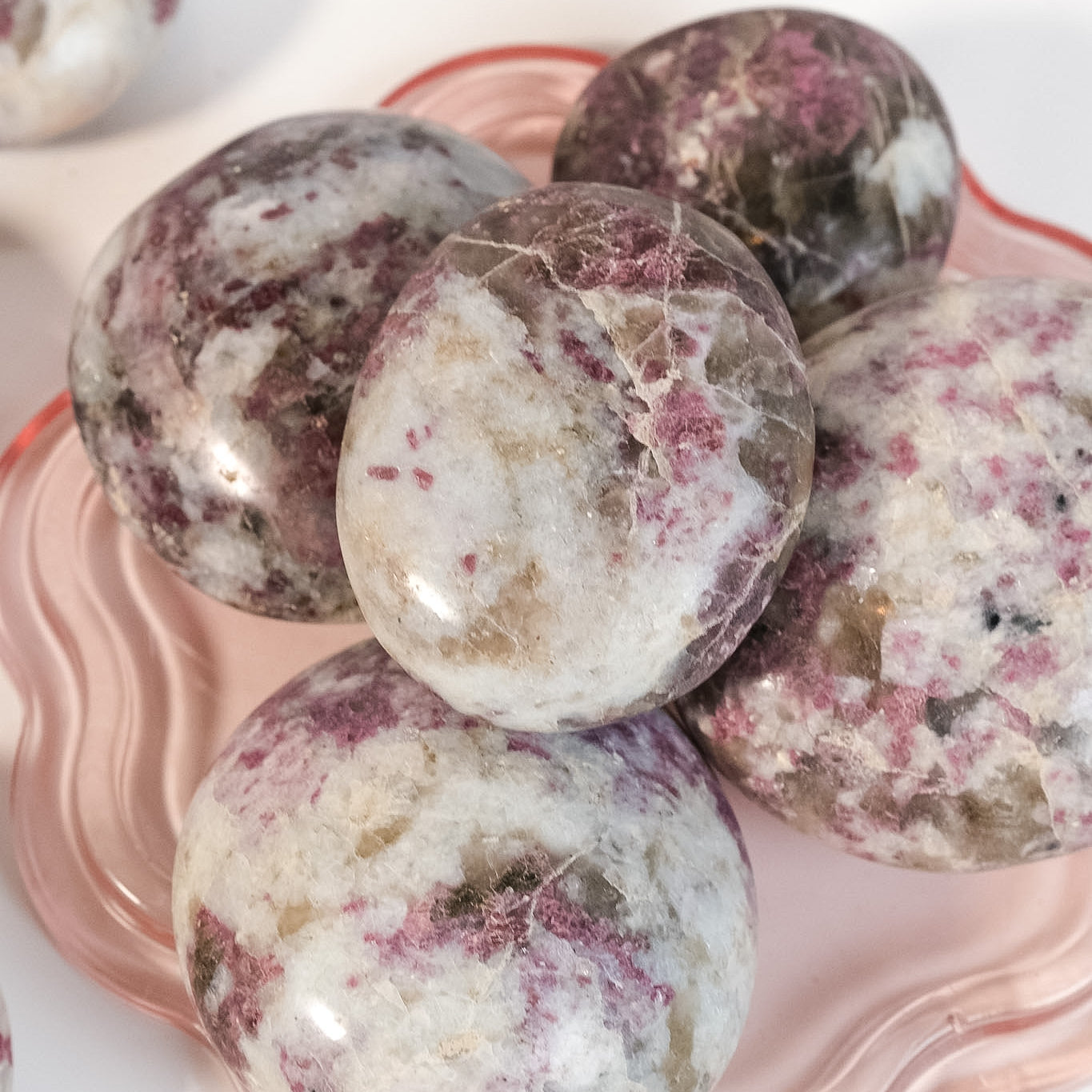 Pink Tourmaline Palmstone (Chunky)