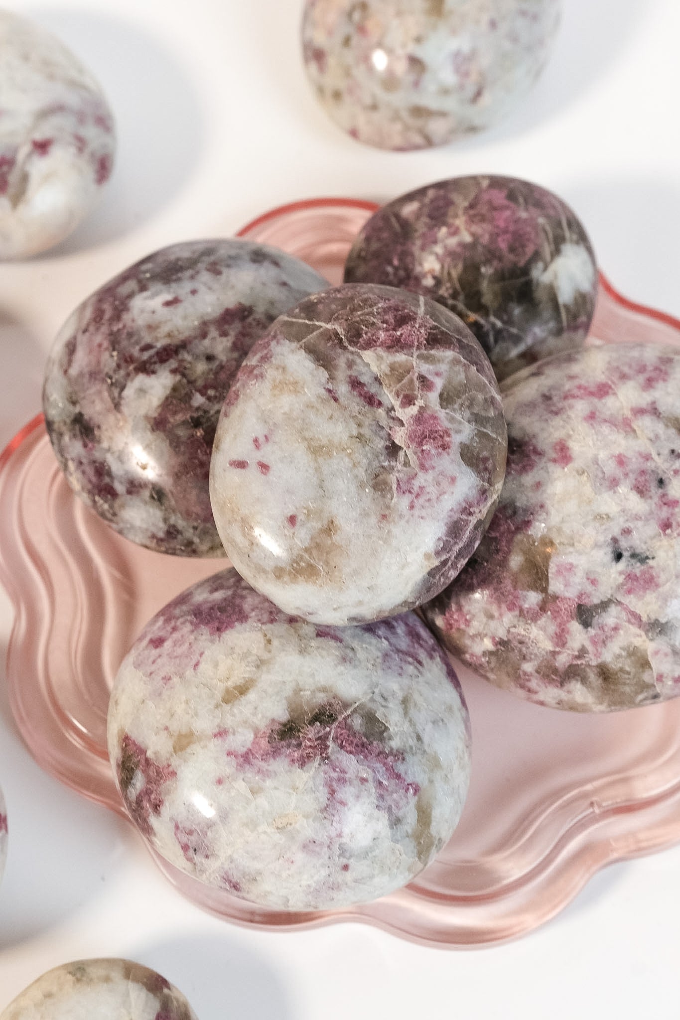Pink Tourmaline Palmstone (Chunky)
