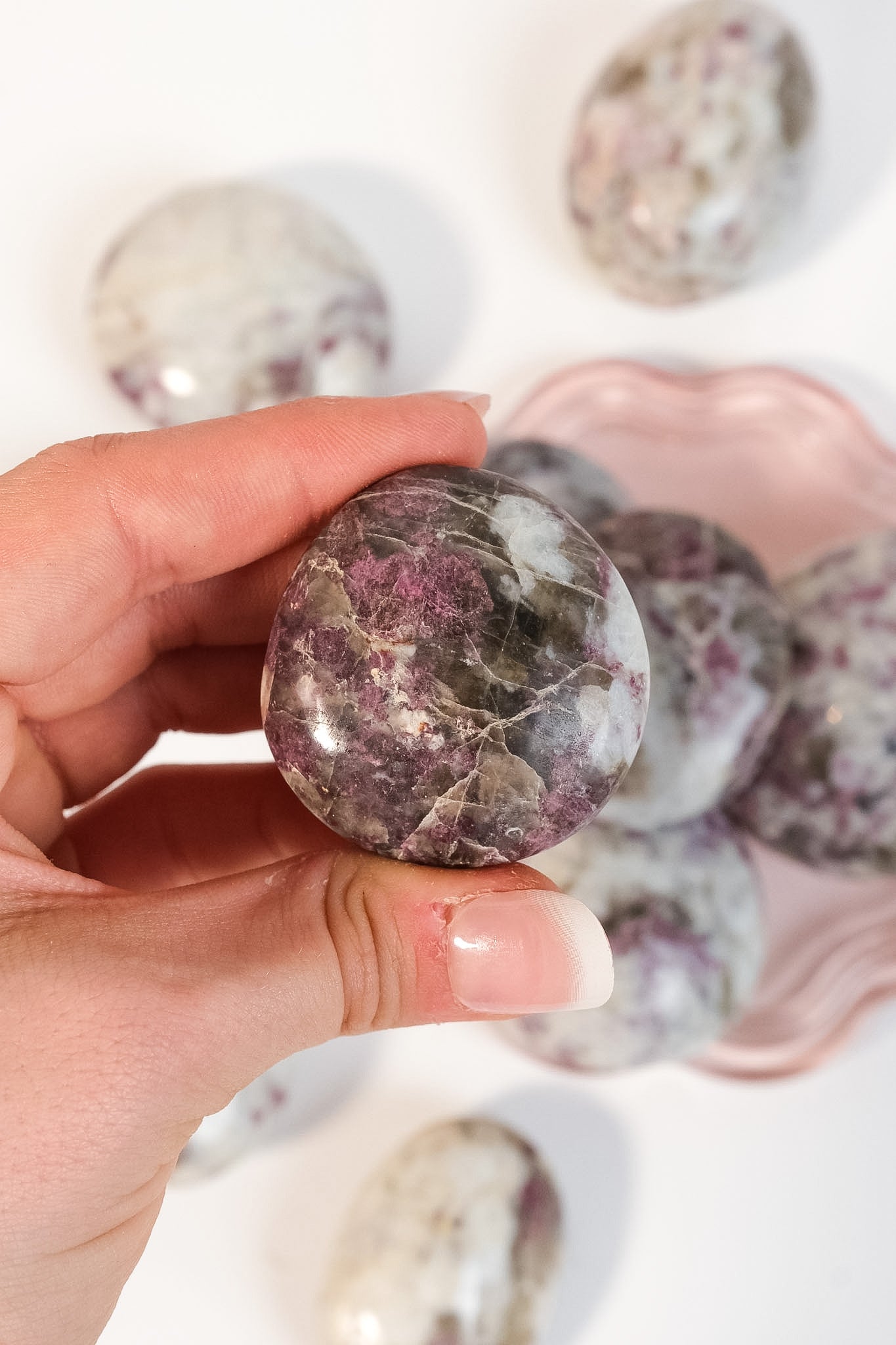 Pink Tourmaline Palmstone (Chunky)