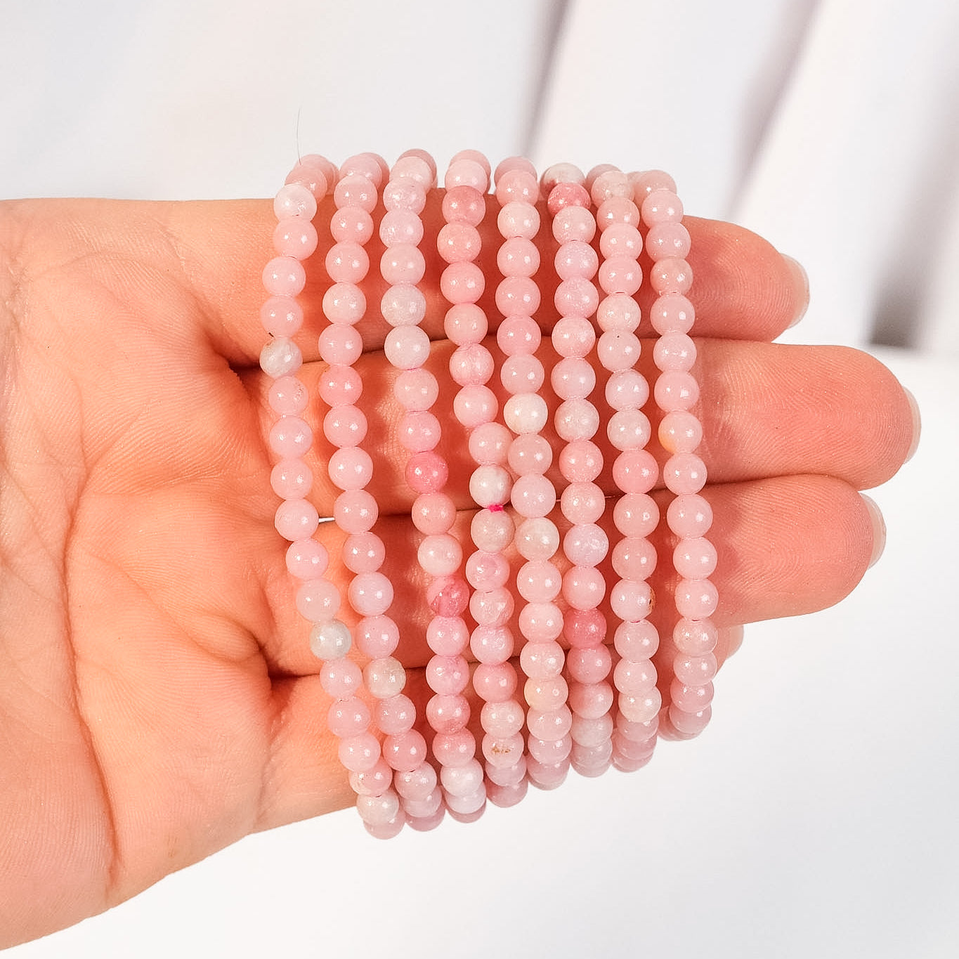 Pink Opal 4mm Bracelet