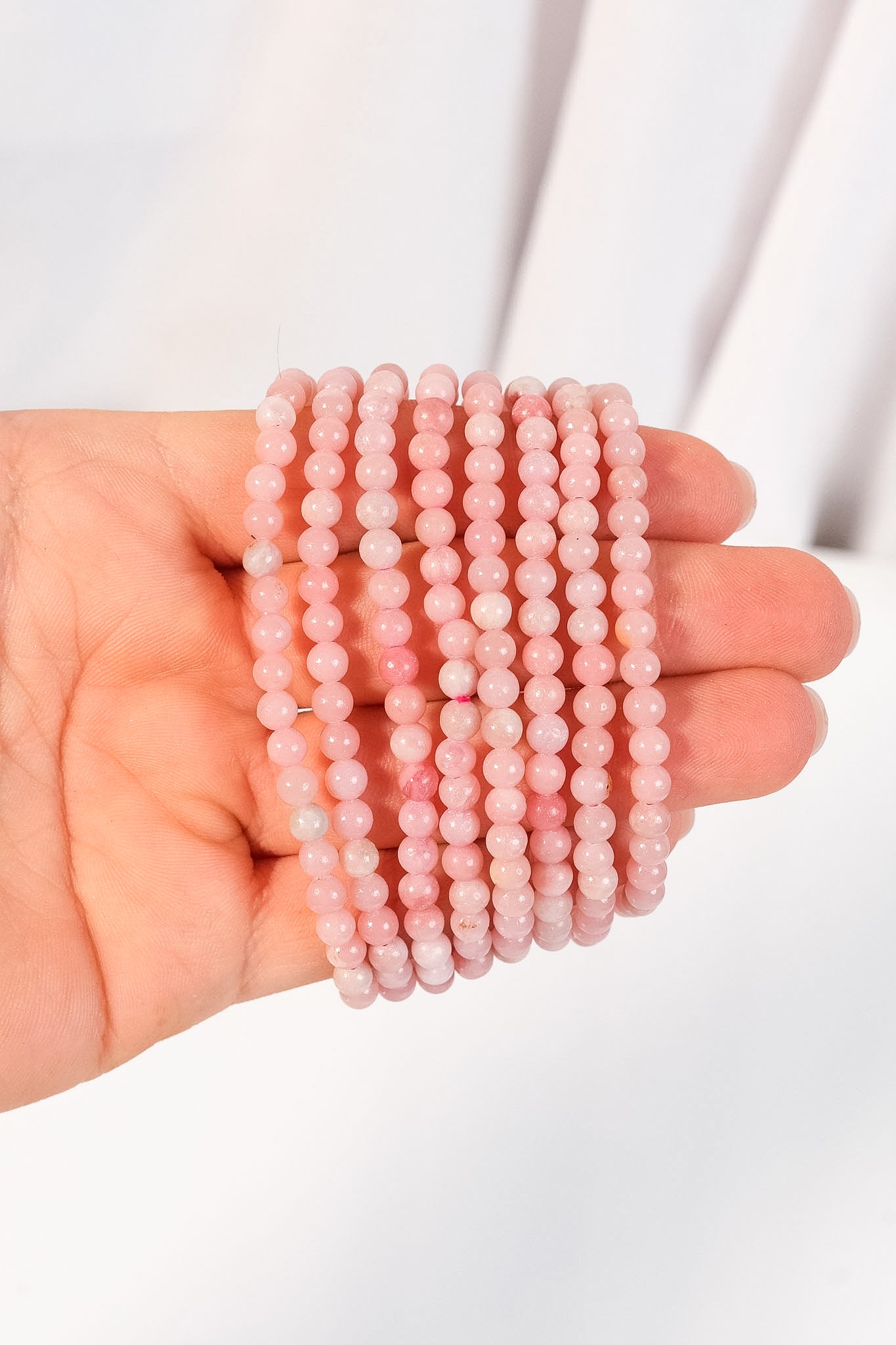 Pink Opal 4mm Bracelet