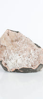 Scolecite Sprays on Pink Red Heulandite Cluster
