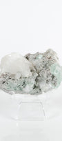 Gemmy Green Apophyllite DTs & Cubes on Grey Chalcedony Cluster