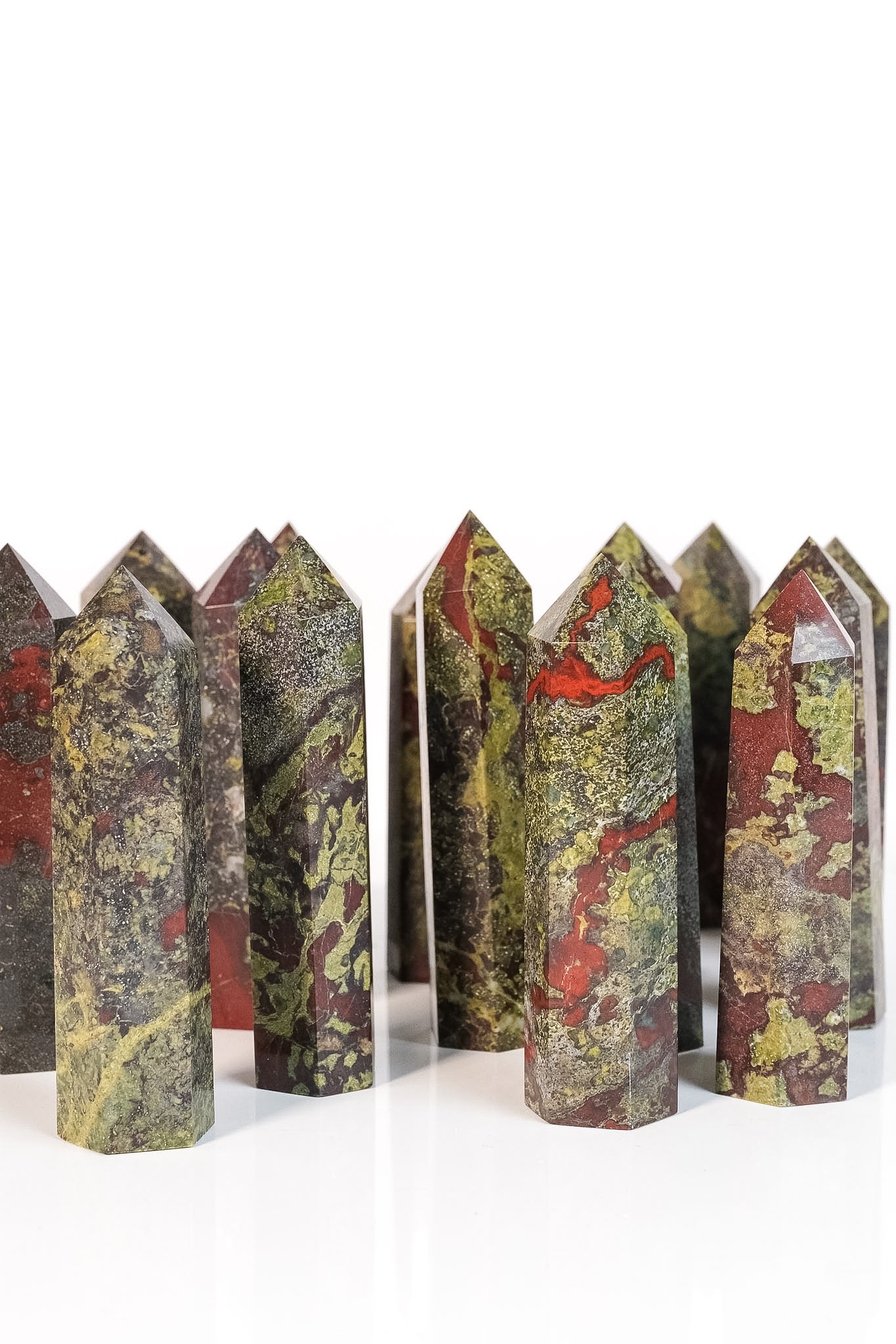 Dragon Blood Jasper Tower