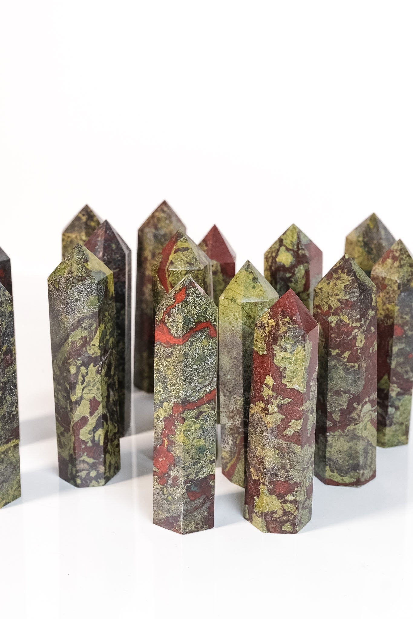 Dragon Blood Jasper Tower