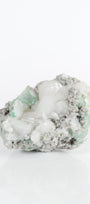 Gemmy Green Apophyllite DTs & Cubes on Grey Chalcedony Cluster