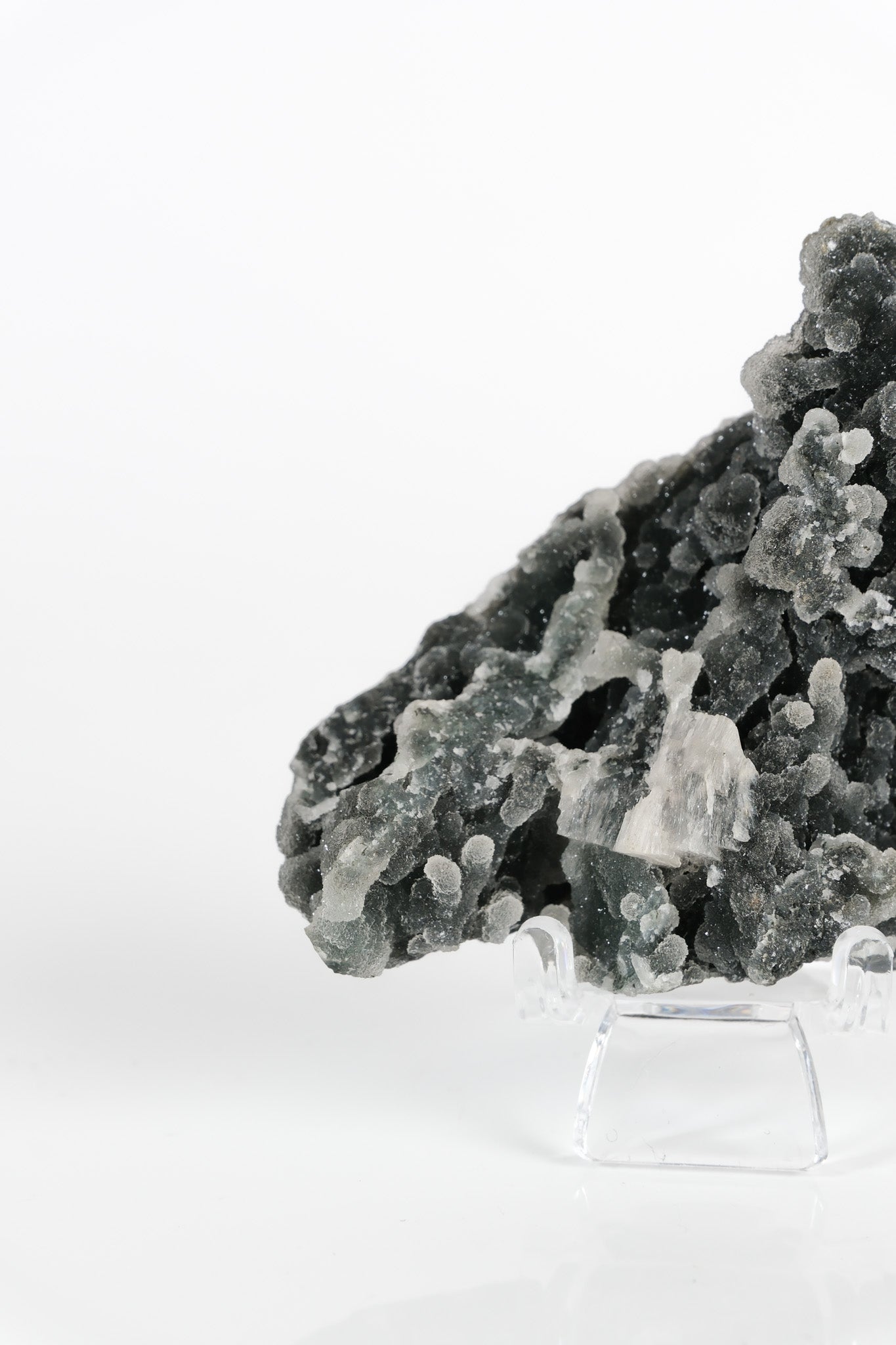 Botryoidal Black Chalcedony Cluster