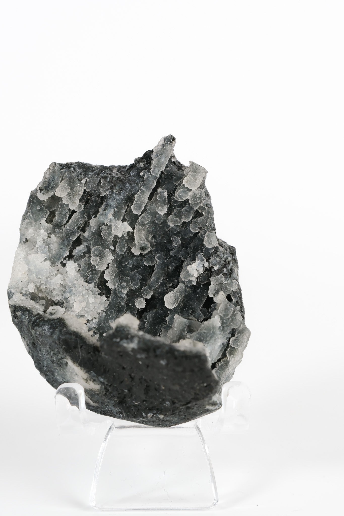 Botryoidal Black Chalcedony Cluster