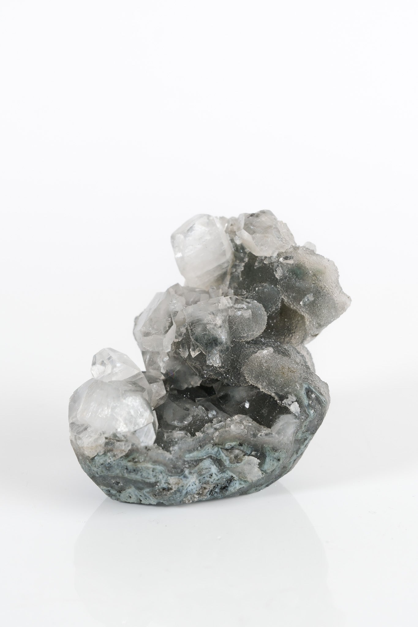 Botryoidal Black Chalcedony Cluster