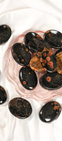 Peanut Obsidian Worry Stone