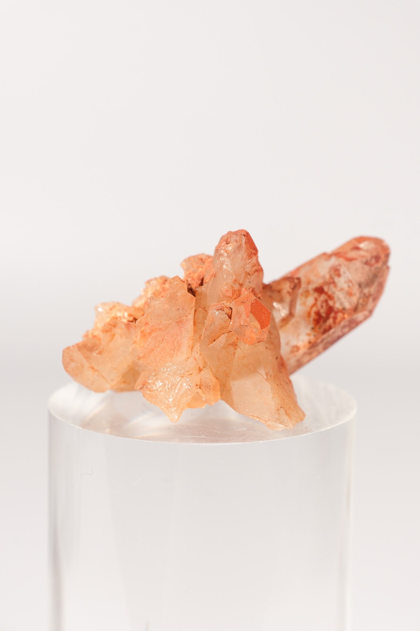 Hematoid/Tangerine Quartz Cluster