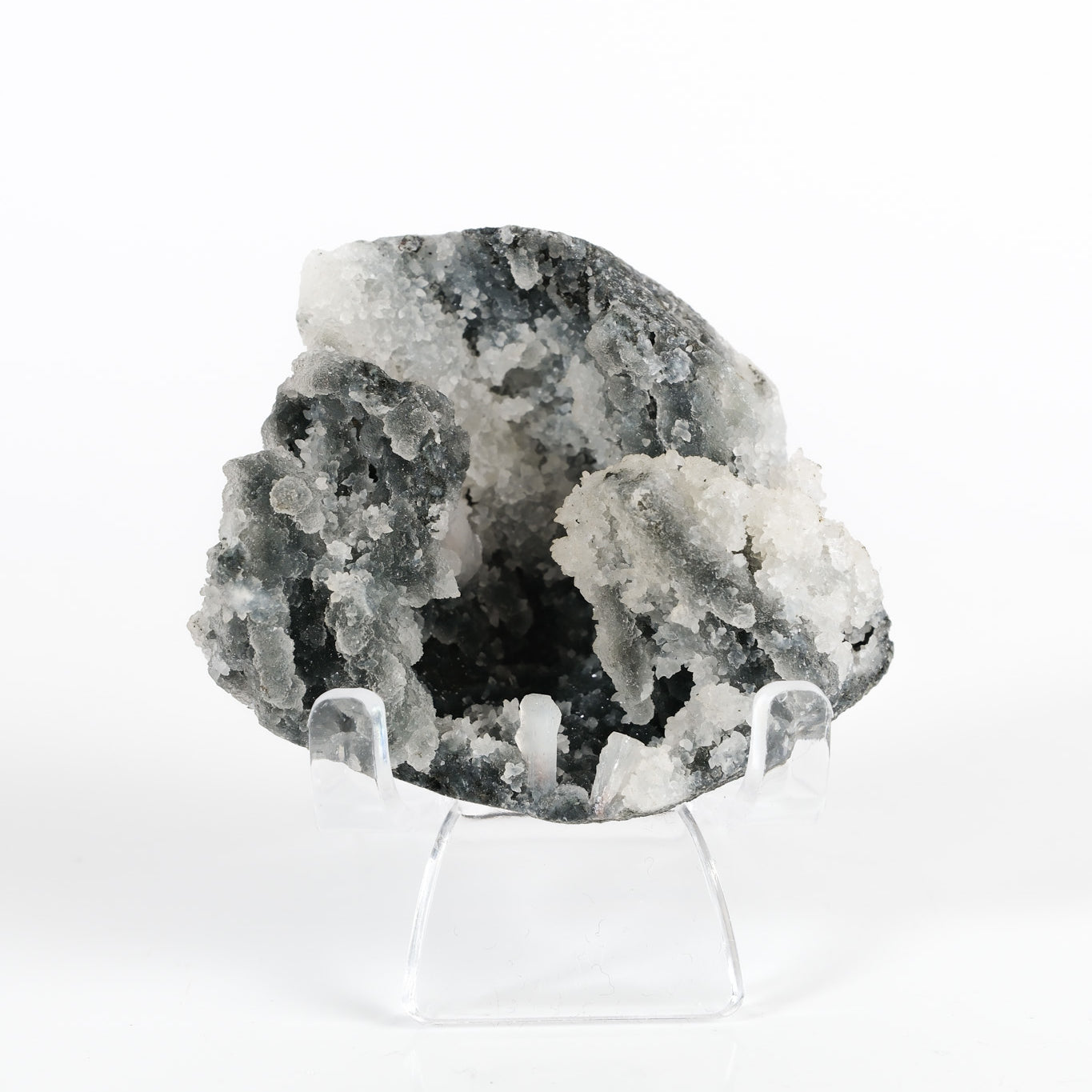 Botryoidal Black Chalcedony Cluster
