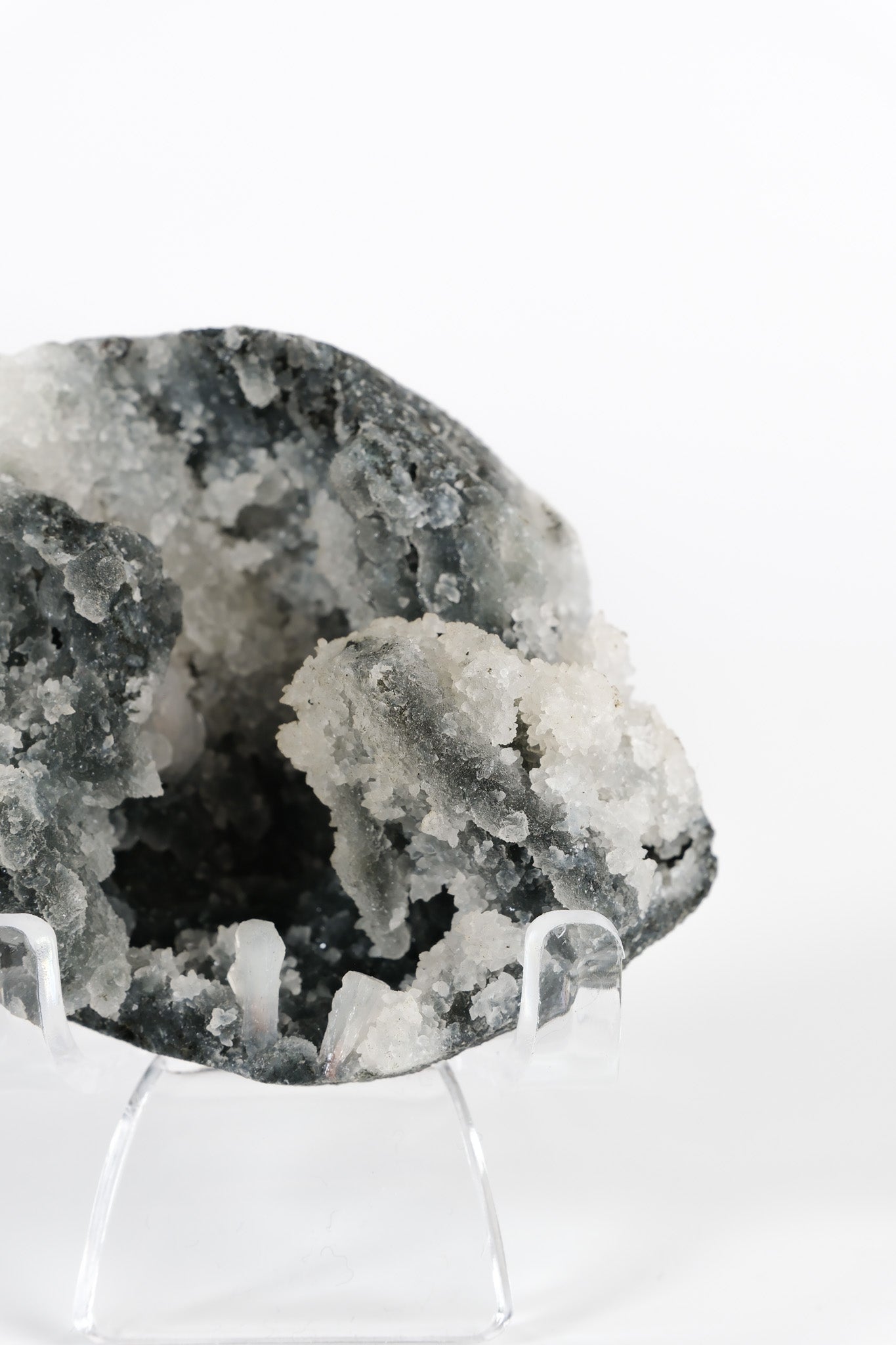 Botryoidal Black Chalcedony Cluster