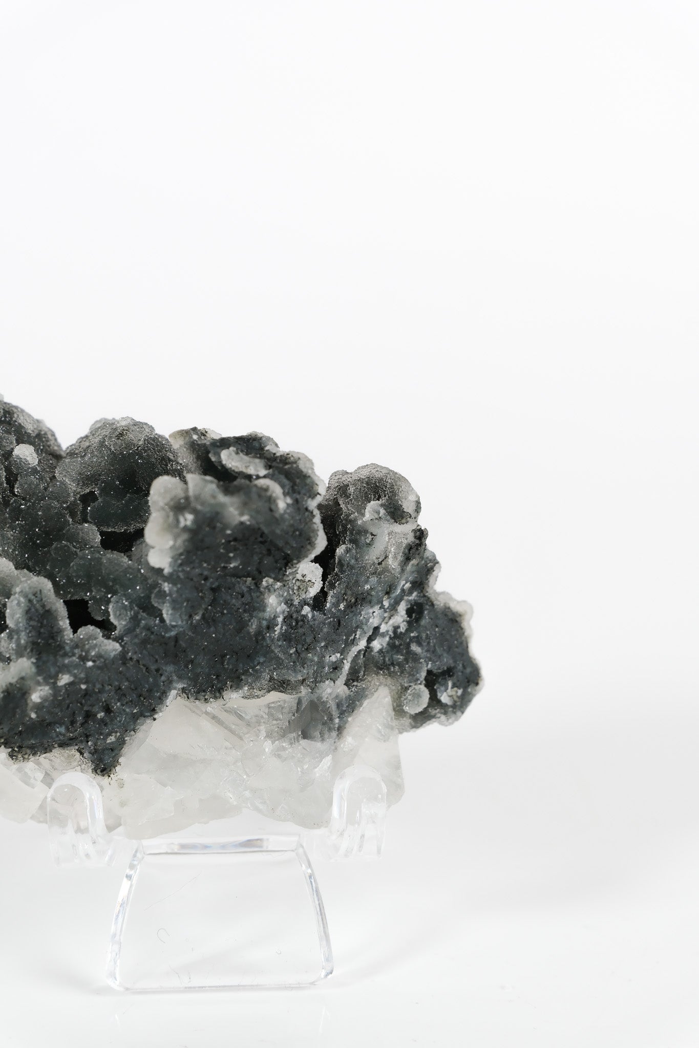 Botryoidal Black Chalcedony Cluster