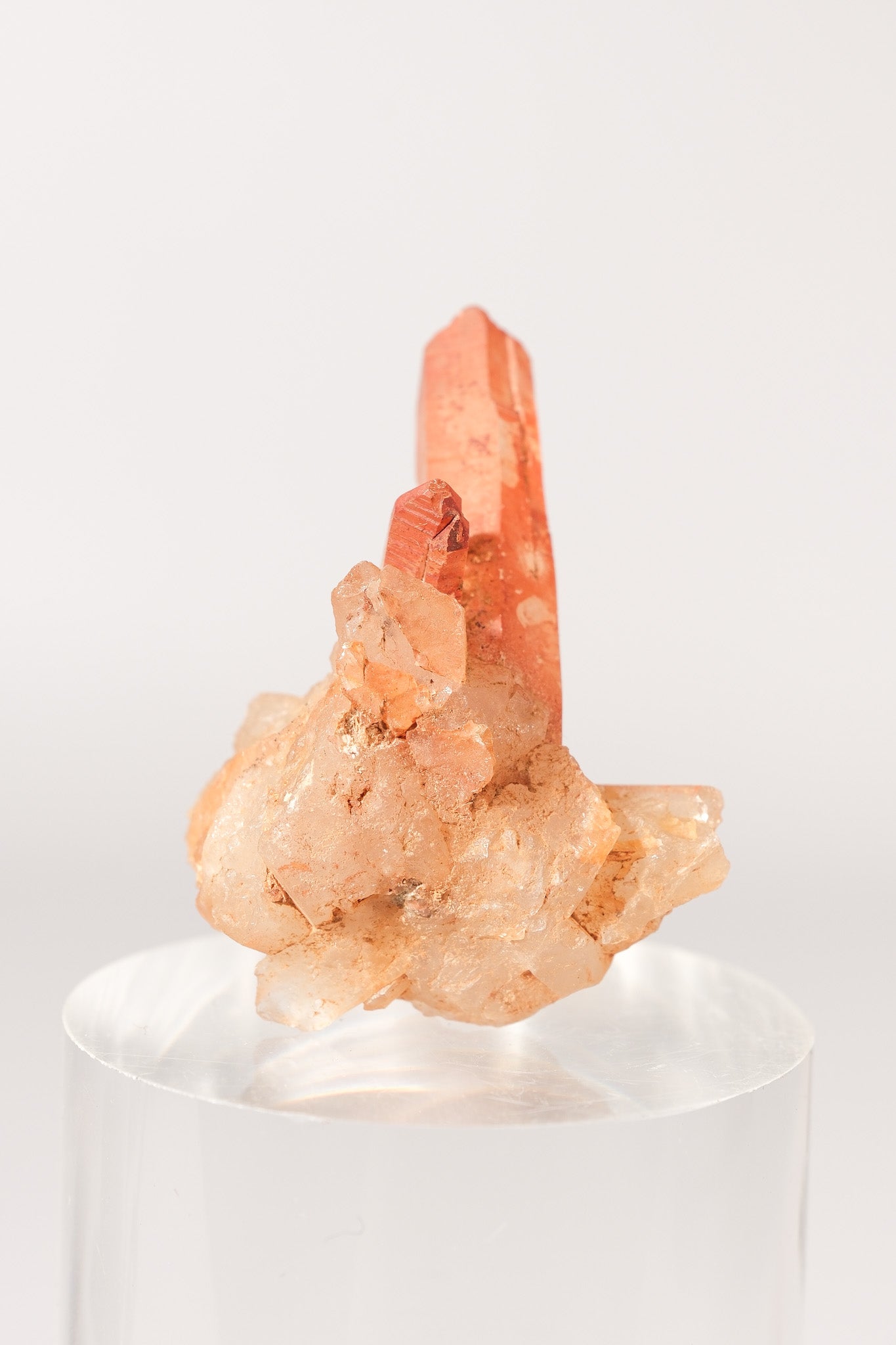 Hematoid/Tangerine Quartz Cluster