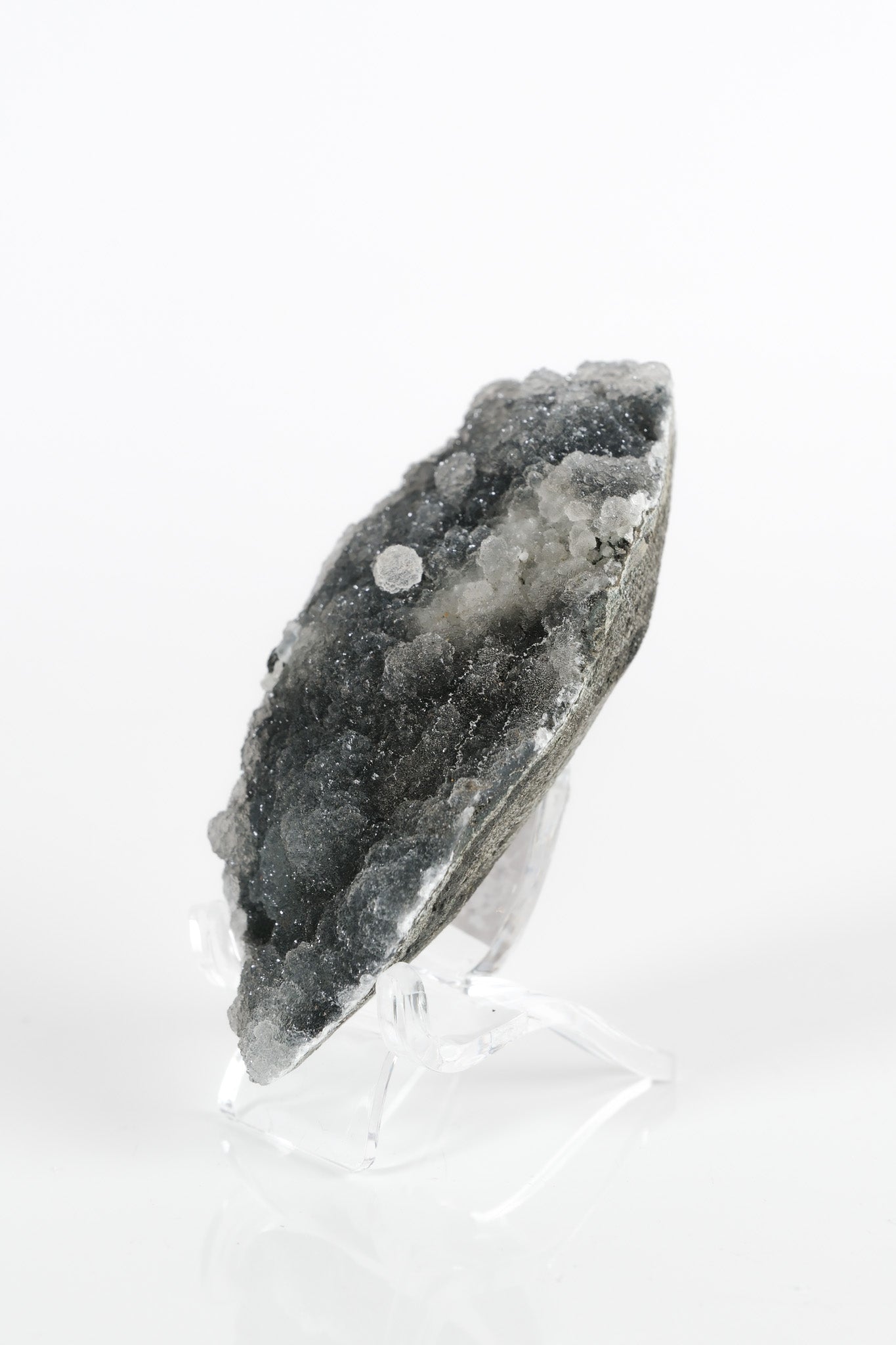 Botryoidal Black Chalcedony Cluster