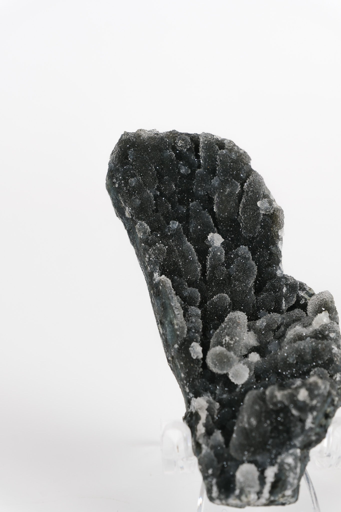 Botryoidal Black Chalcedony Cluster