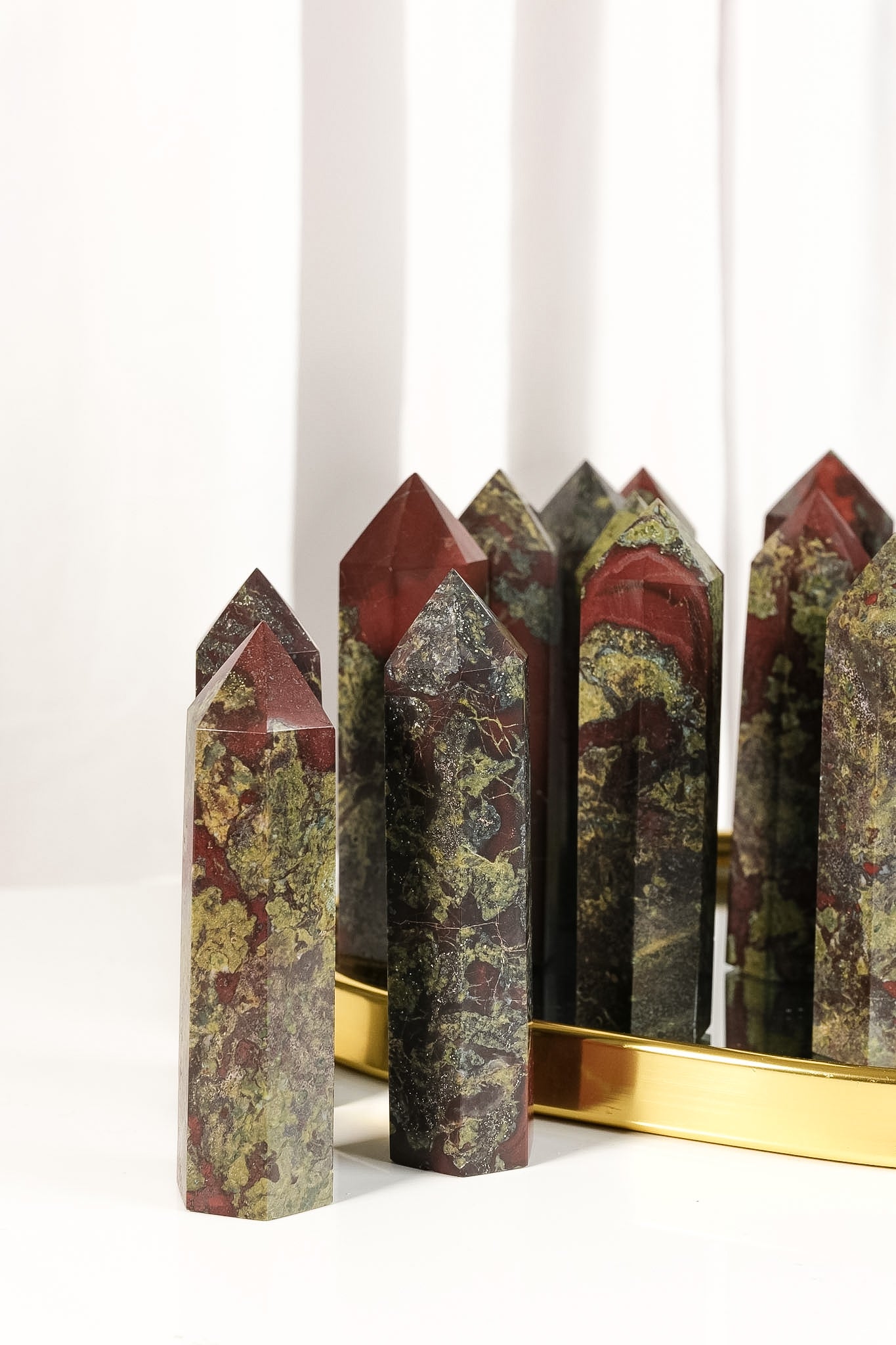 Dragon Blood Jasper Tower