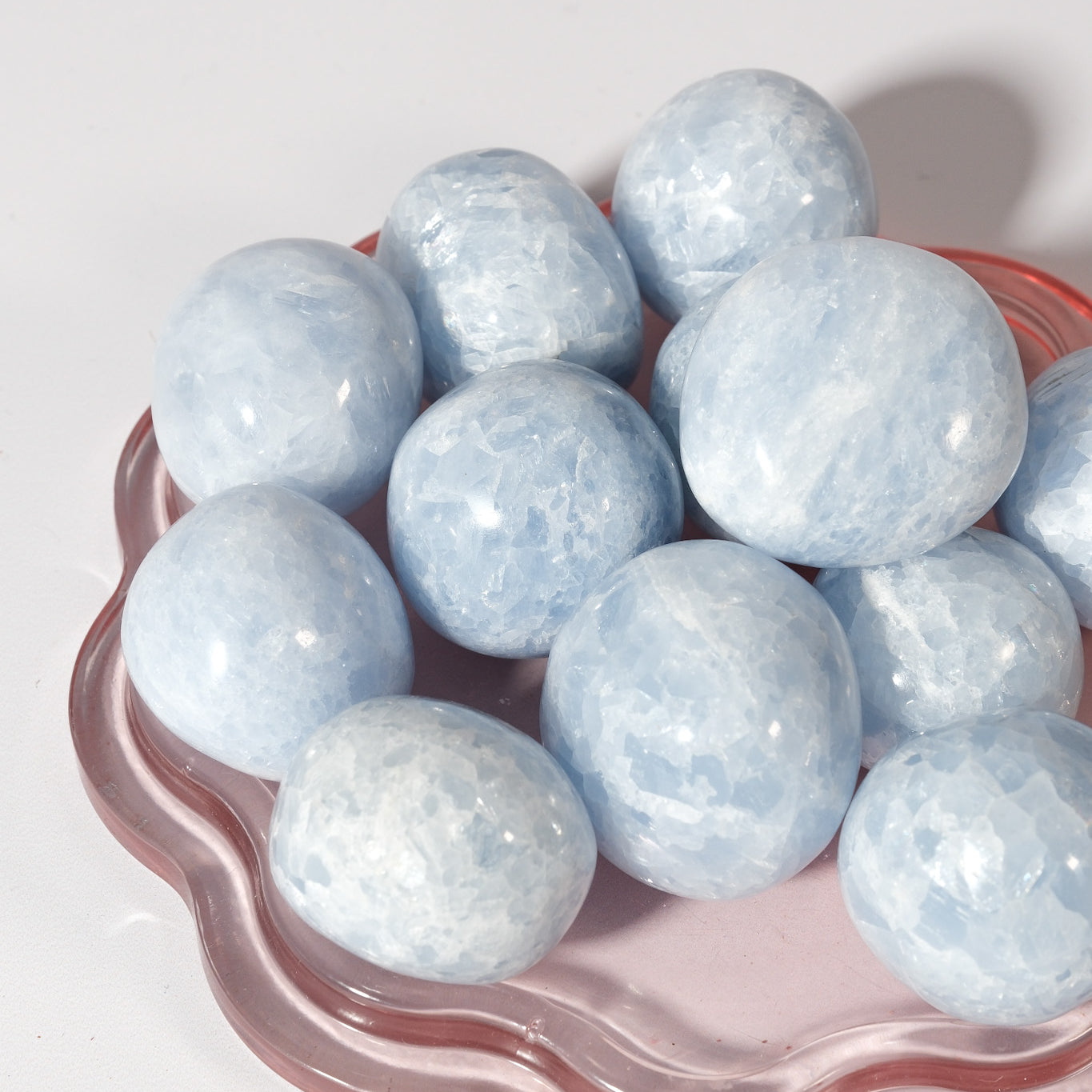 Blue Calcite Jumbo Tumble