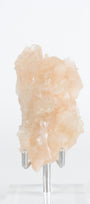 Green Apophyllite with Pink Stilbite & Sugar Druzy Cluster