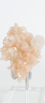Green Apophyllite with Pink Stilbite & Sugar Druzy Cluster