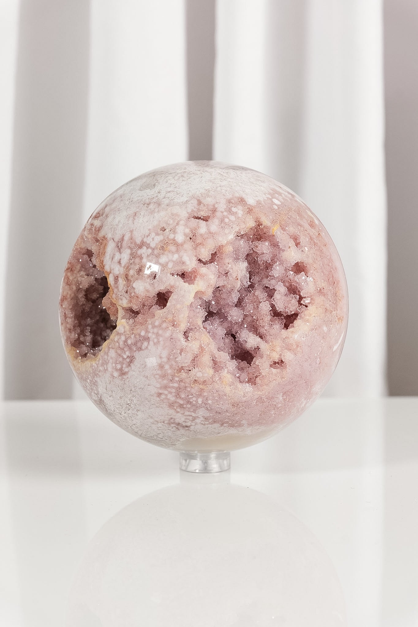 High Quality Flower Agate Sphere