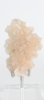 Green Apophyllite with Pink Stilbite & Sugar Druzy Cluster