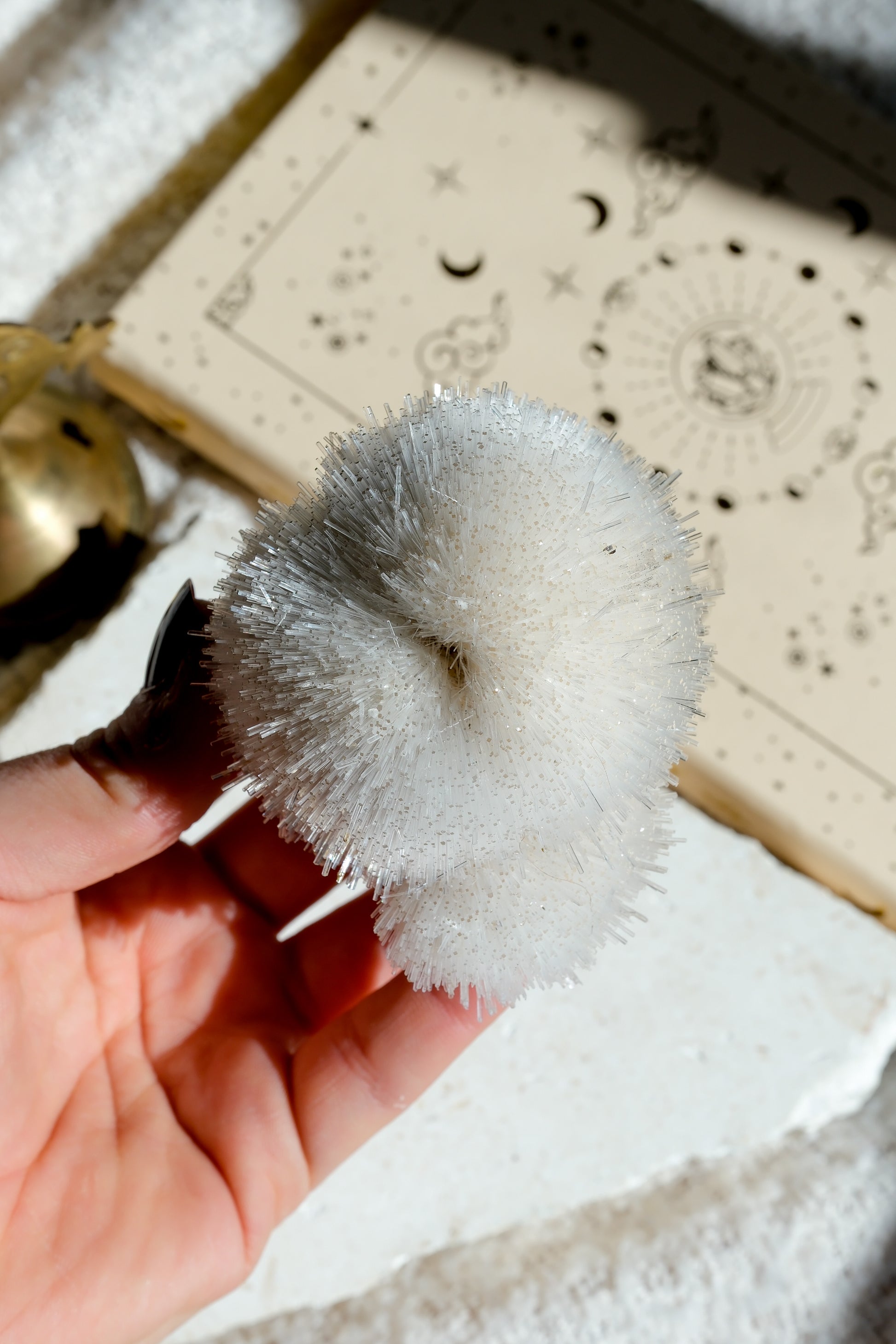 Mesolite Specimen Cluster  · 01