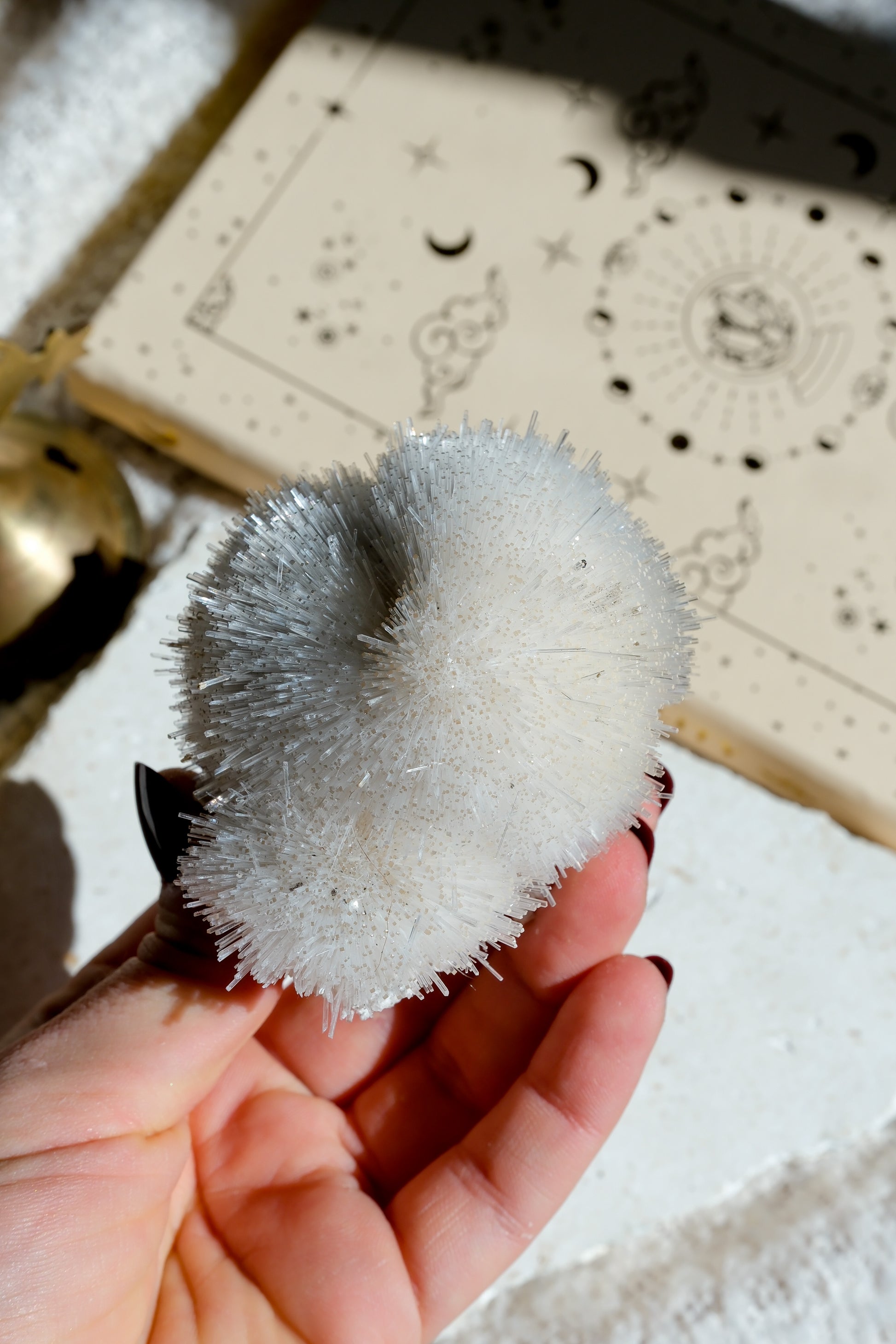 Mesolite Specimen Cluster  · 01
