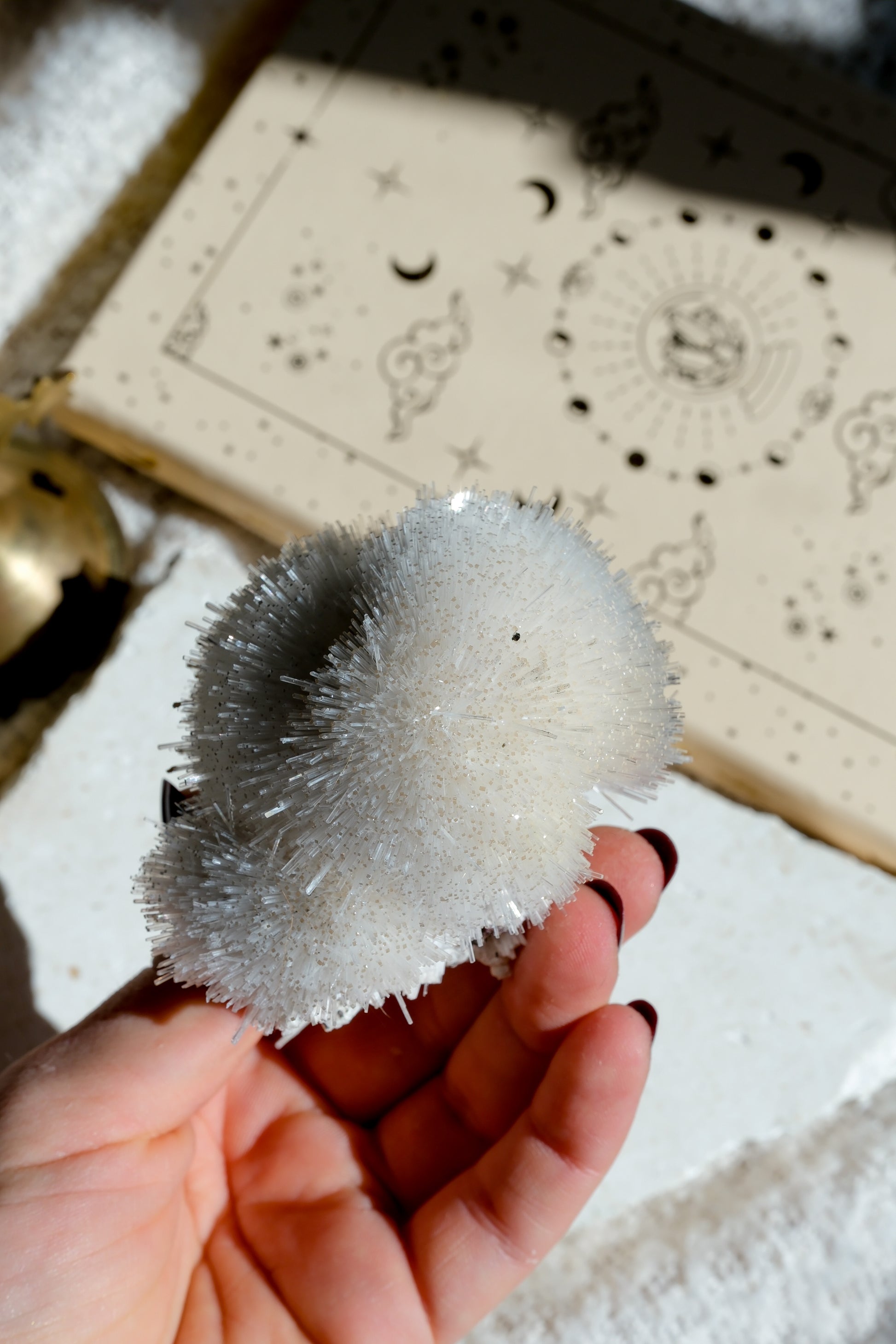 Mesolite Specimen Cluster  · 01