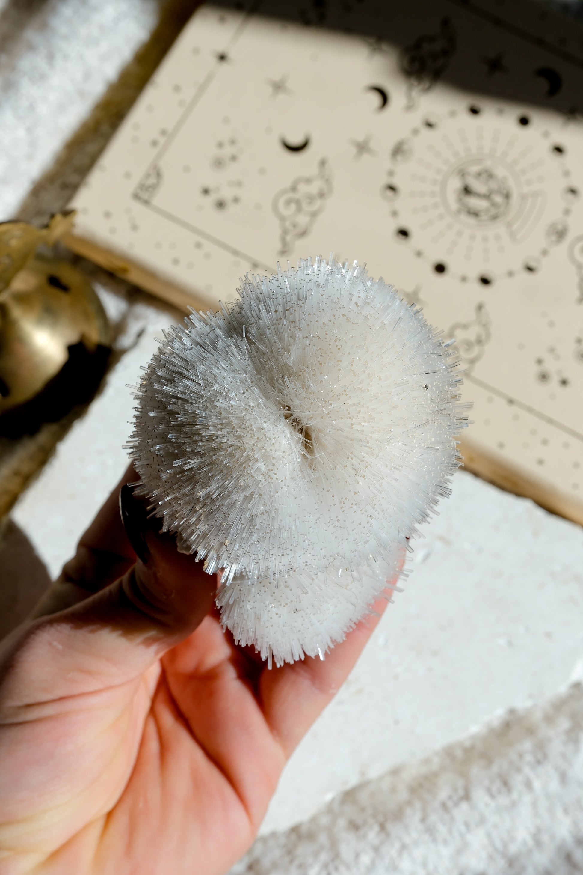 Mesolite Specimen Cluster  · 01