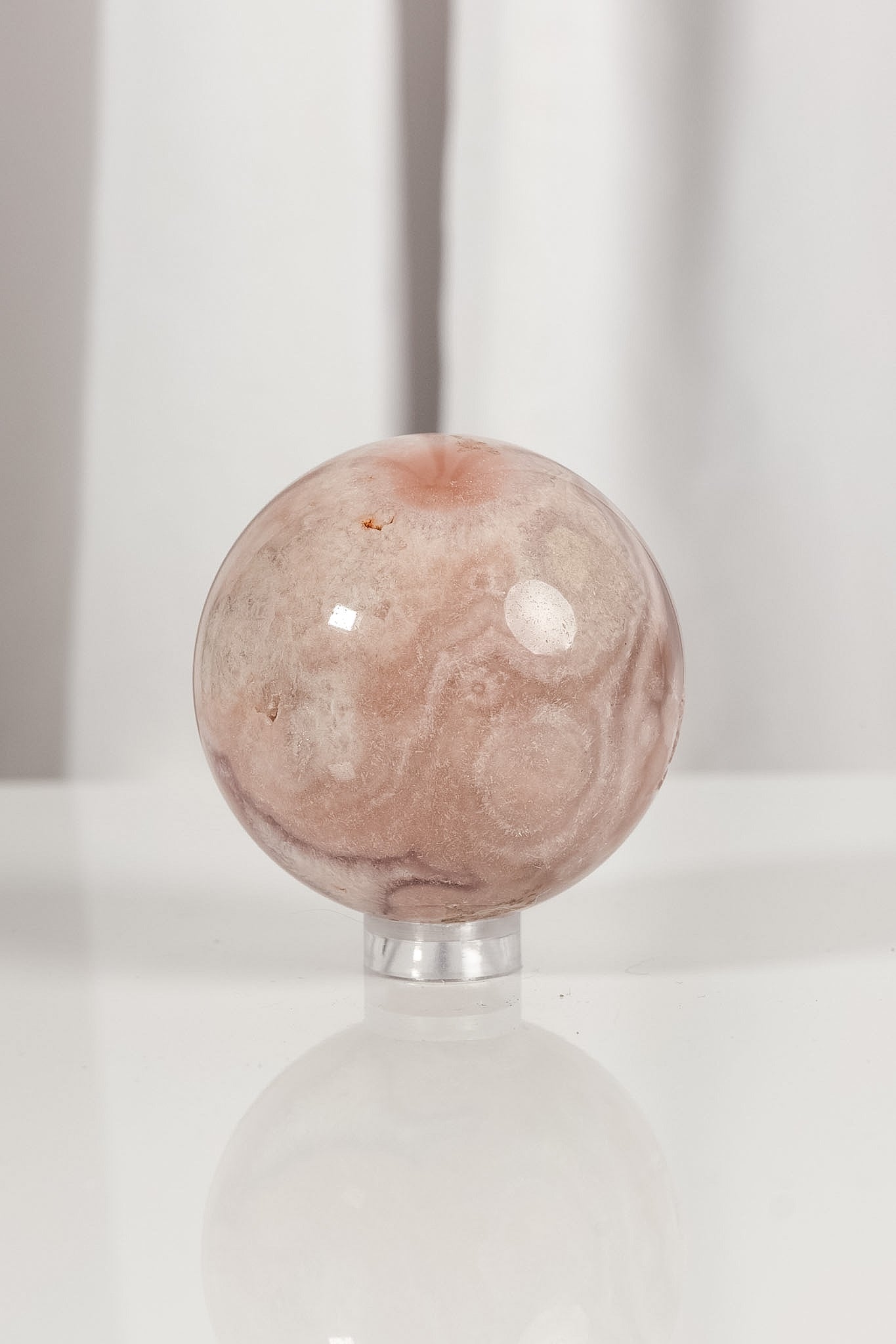High Quality Flower Agate Sphere