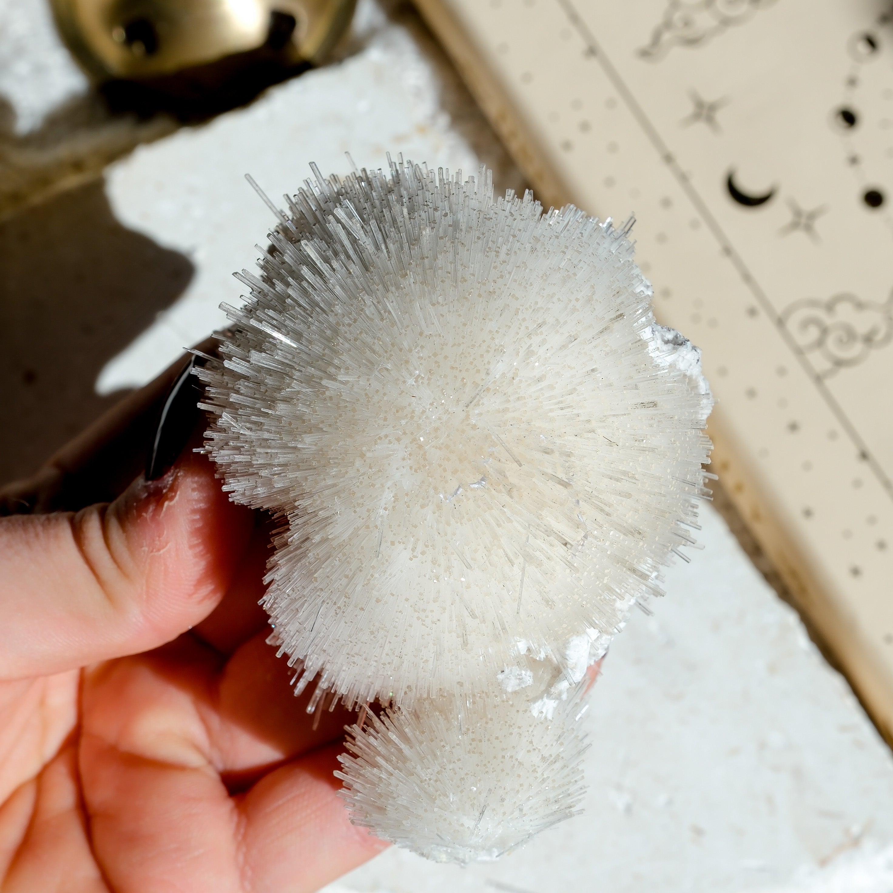 Mesolite Specimen Cluster  · 06