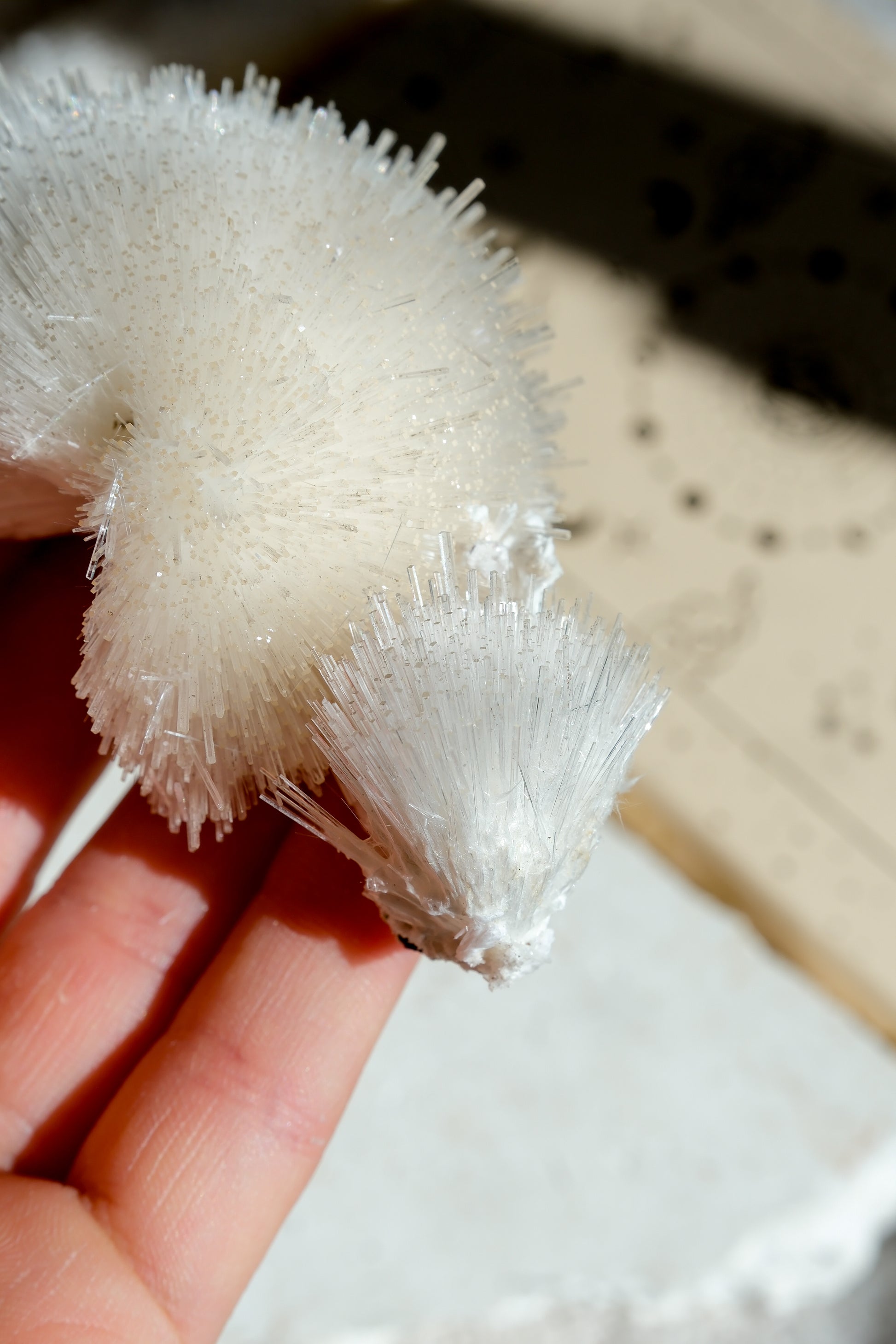 Mesolite Specimen Cluster  · 06
