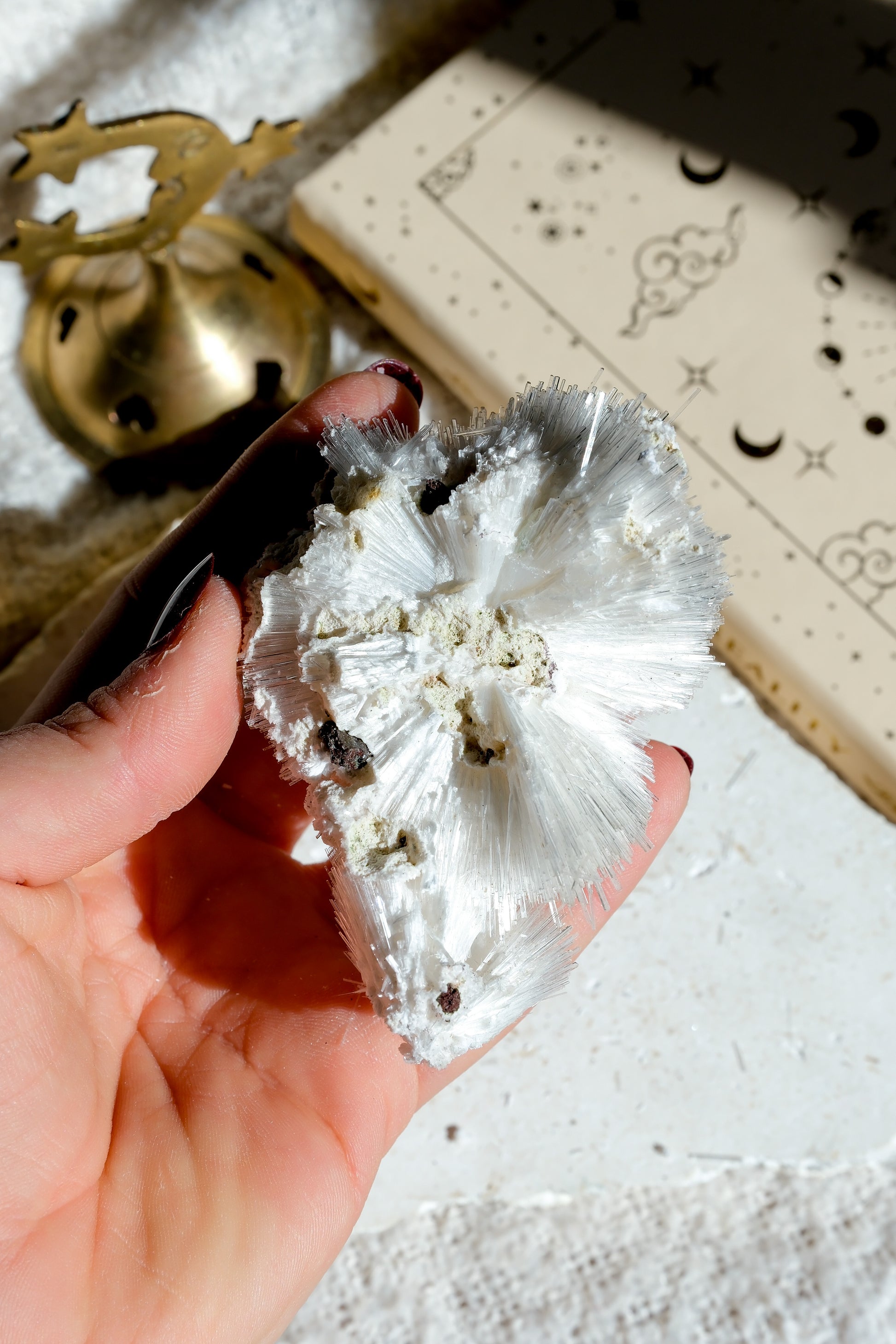 Mesolite Specimen Cluster  · 06
