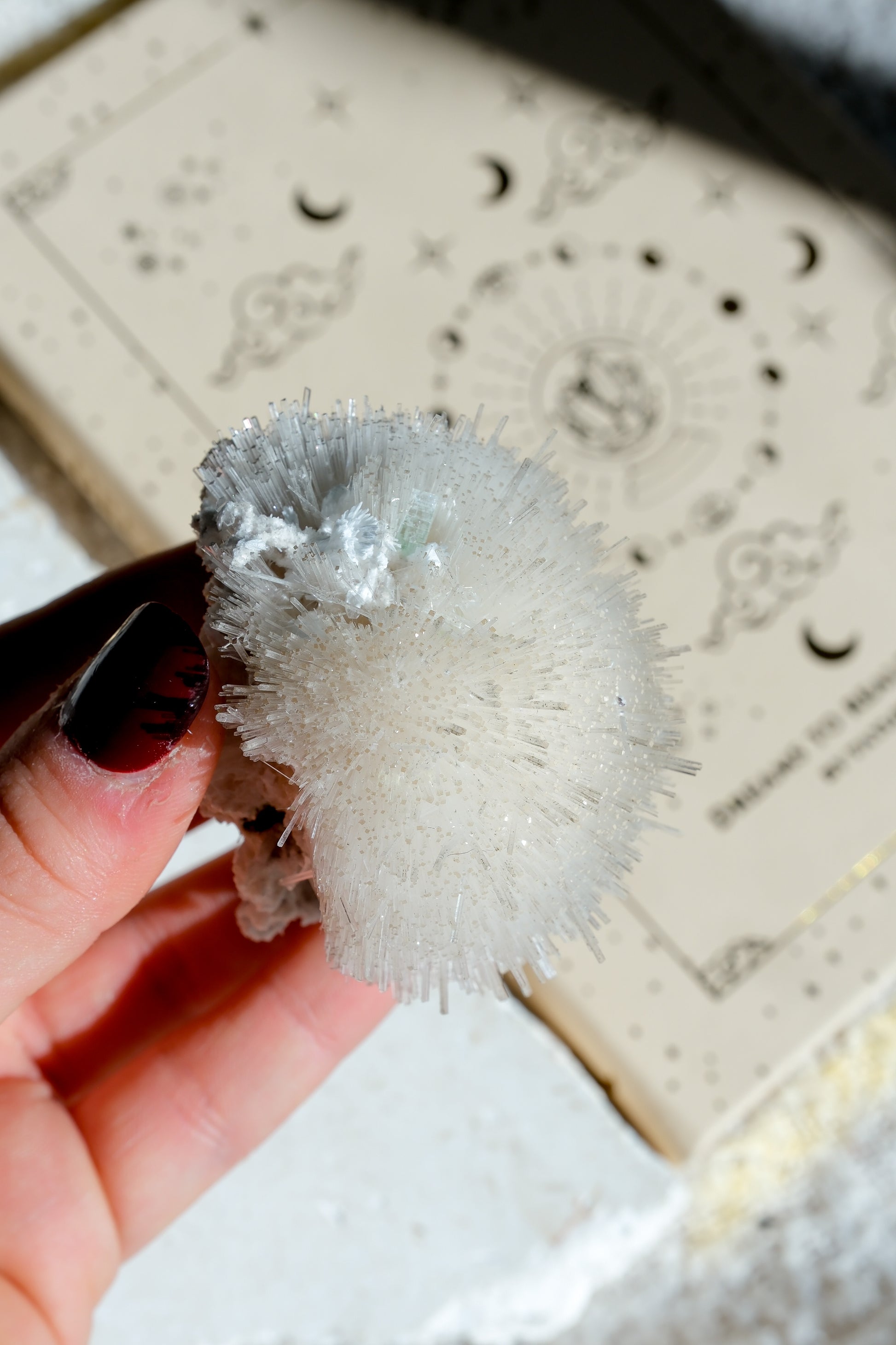 Mesolite Specimen Cluster * With Green Apophyllite · 12