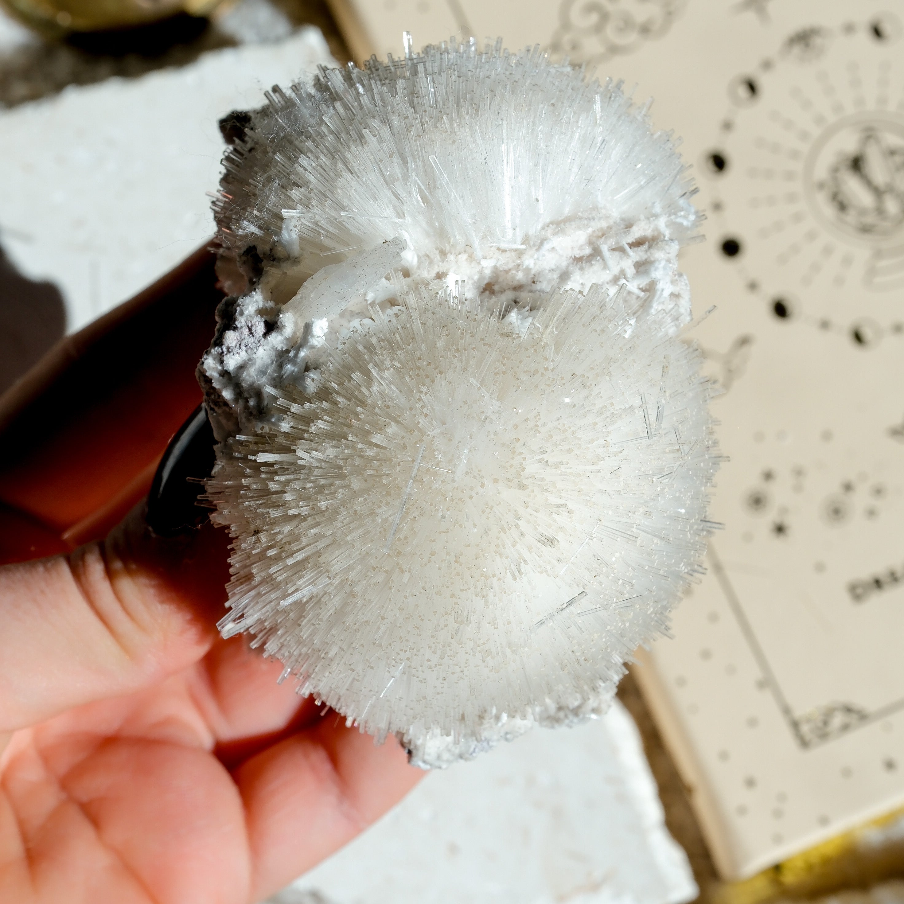 Mesolite Specimen Cluster * With Green Apophyllite · 21