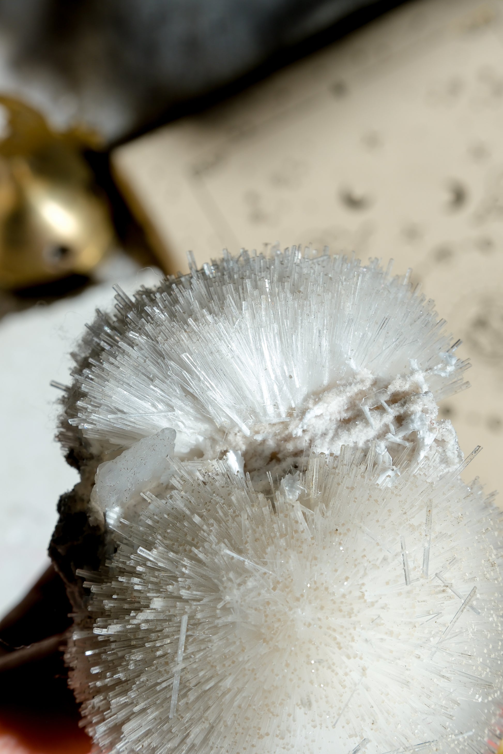 Mesolite Specimen Cluster * With Green Apophyllite · 21