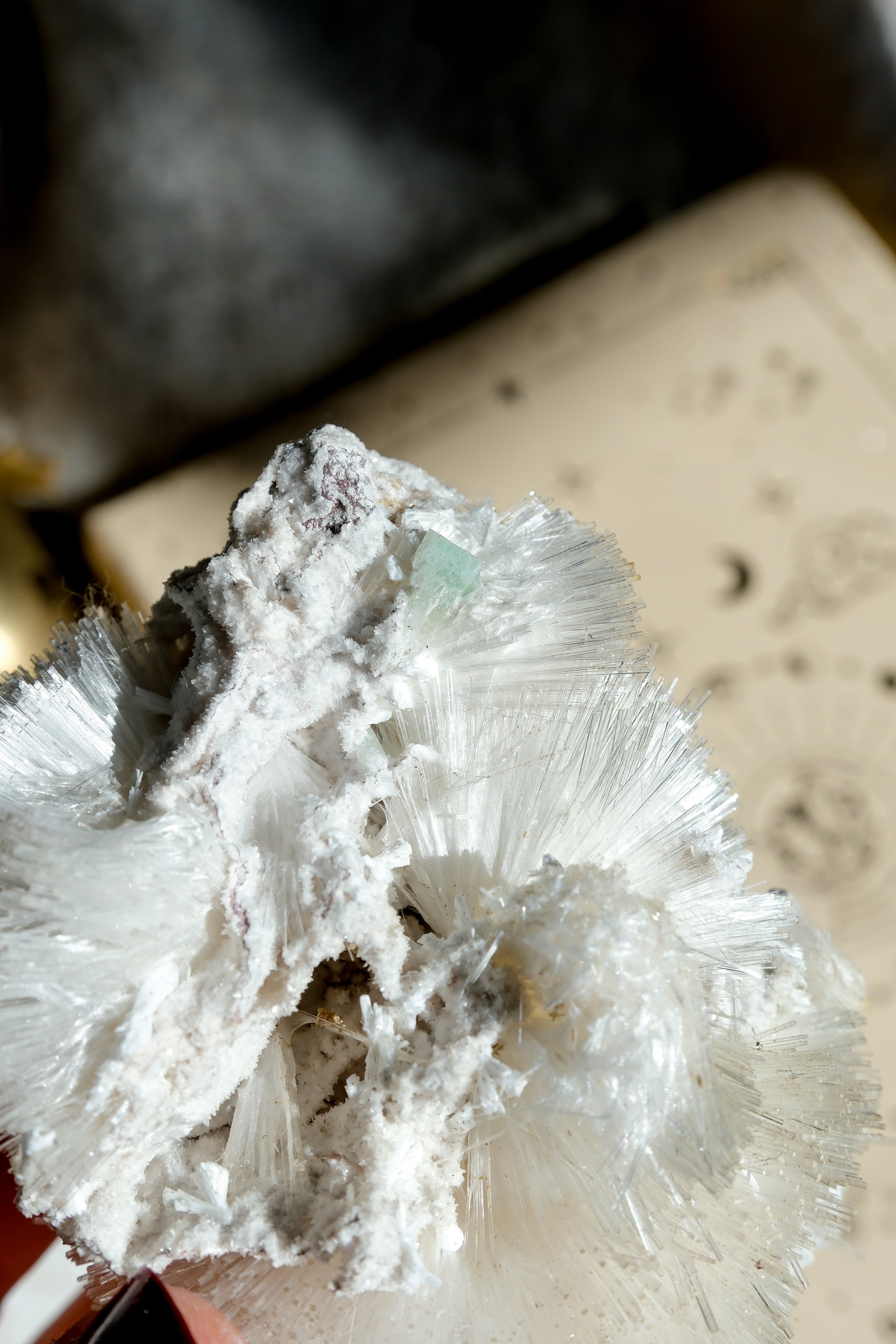 Mesolite Specimen Cluster * With Green Apophyllite · 21