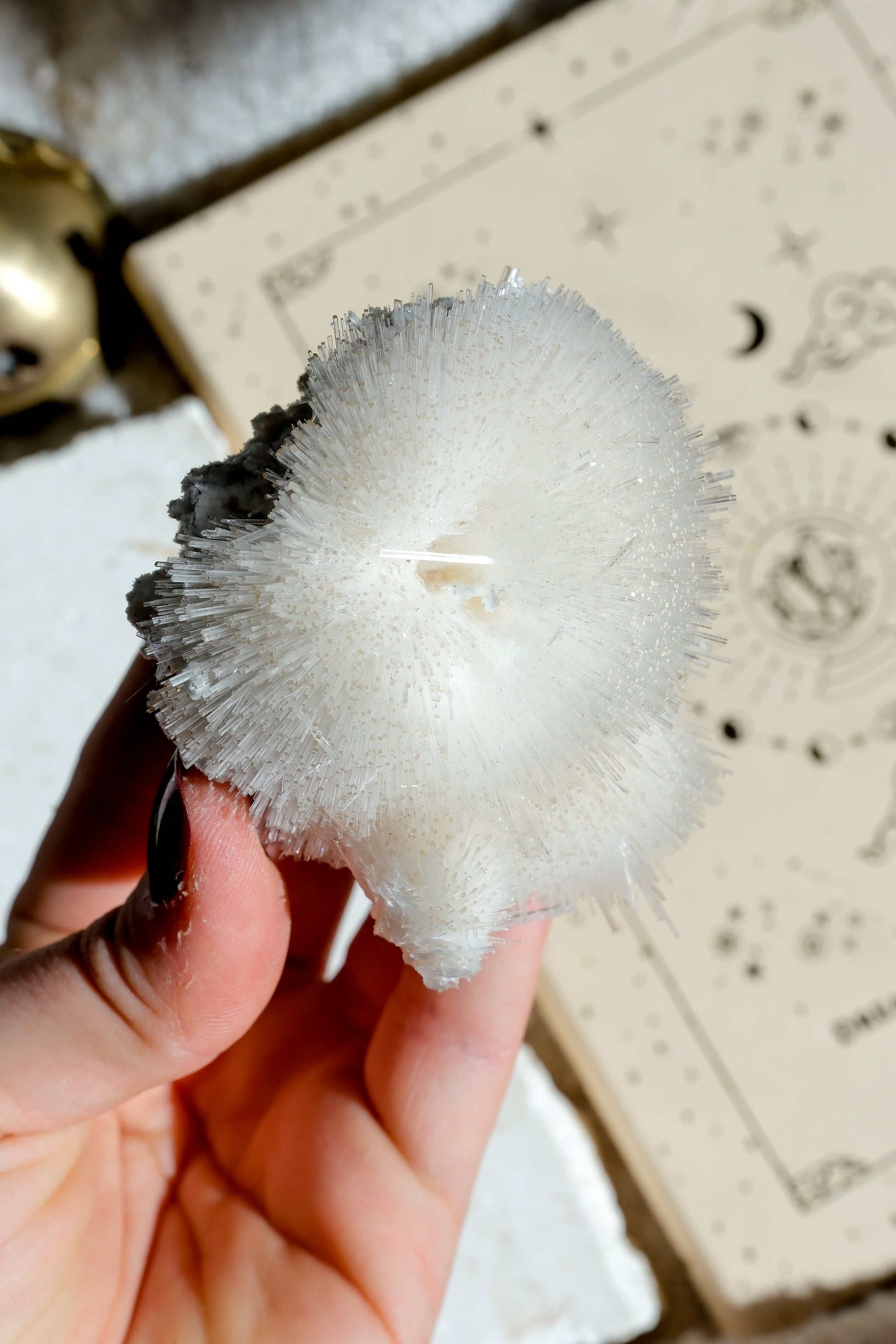Mesolite Specimen Cluster *With Green Apophyllite · 25