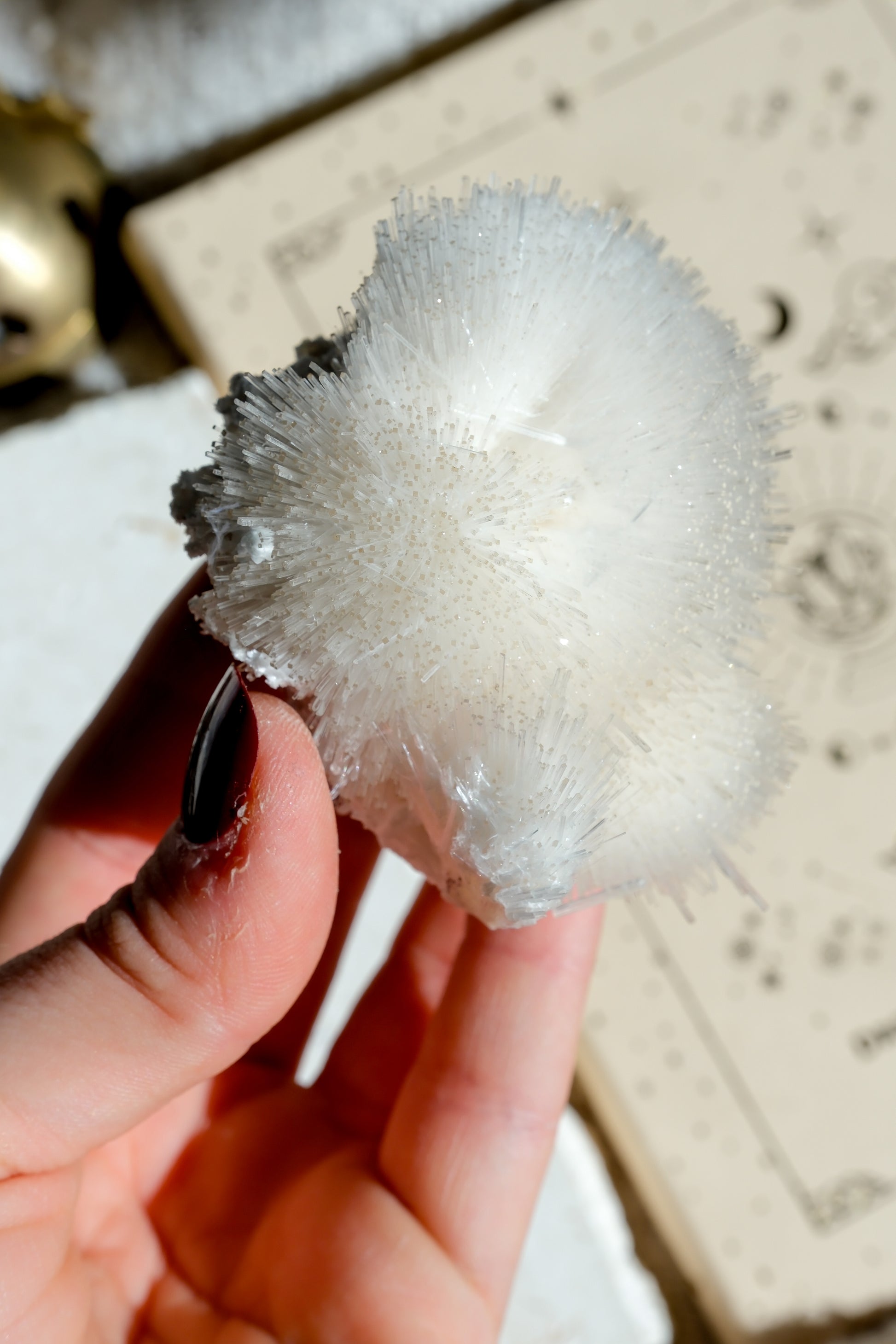 Mesolite Specimen Cluster *With Green Apophyllite · 25