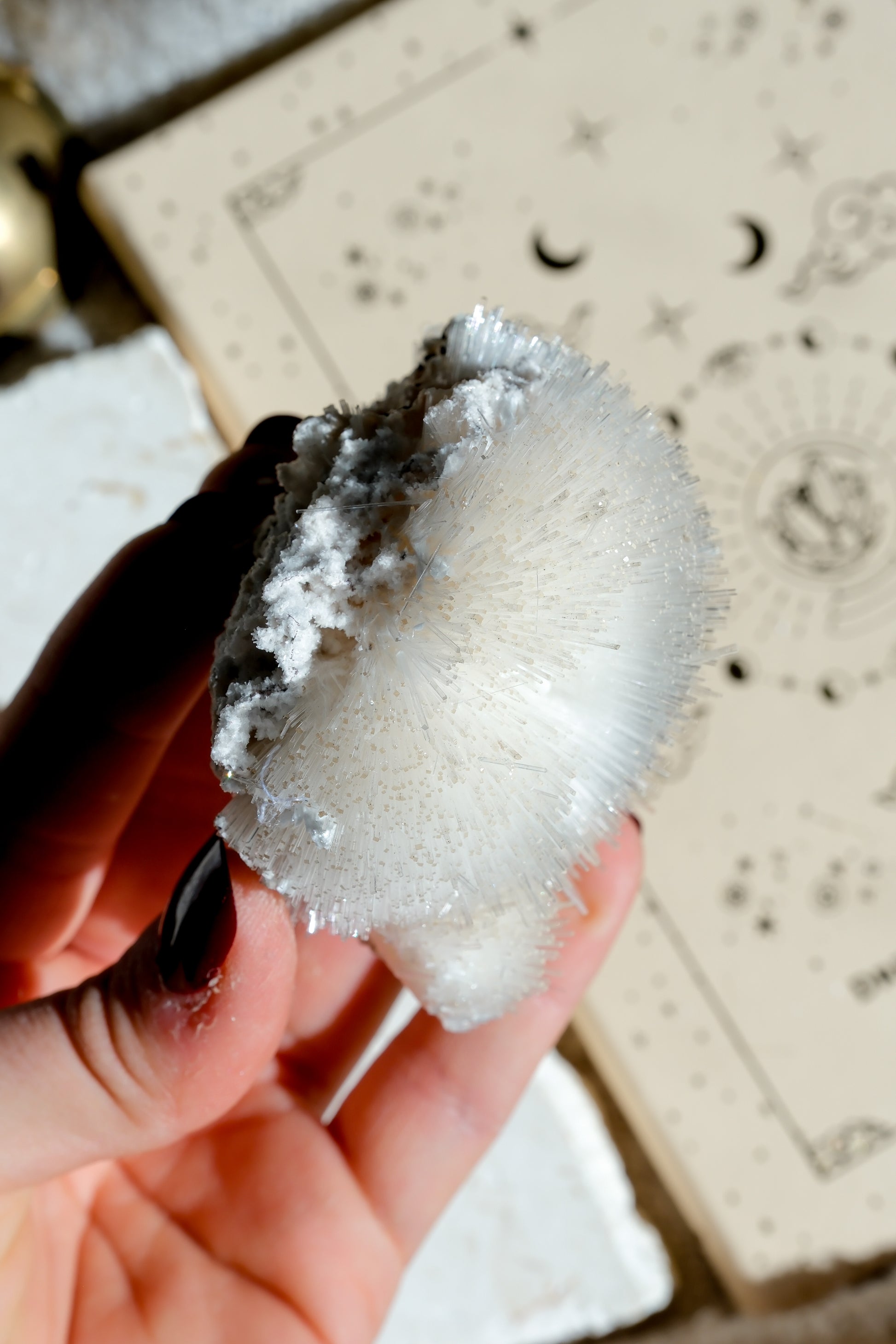 Mesolite Specimen Cluster *With Green Apophyllite · 25