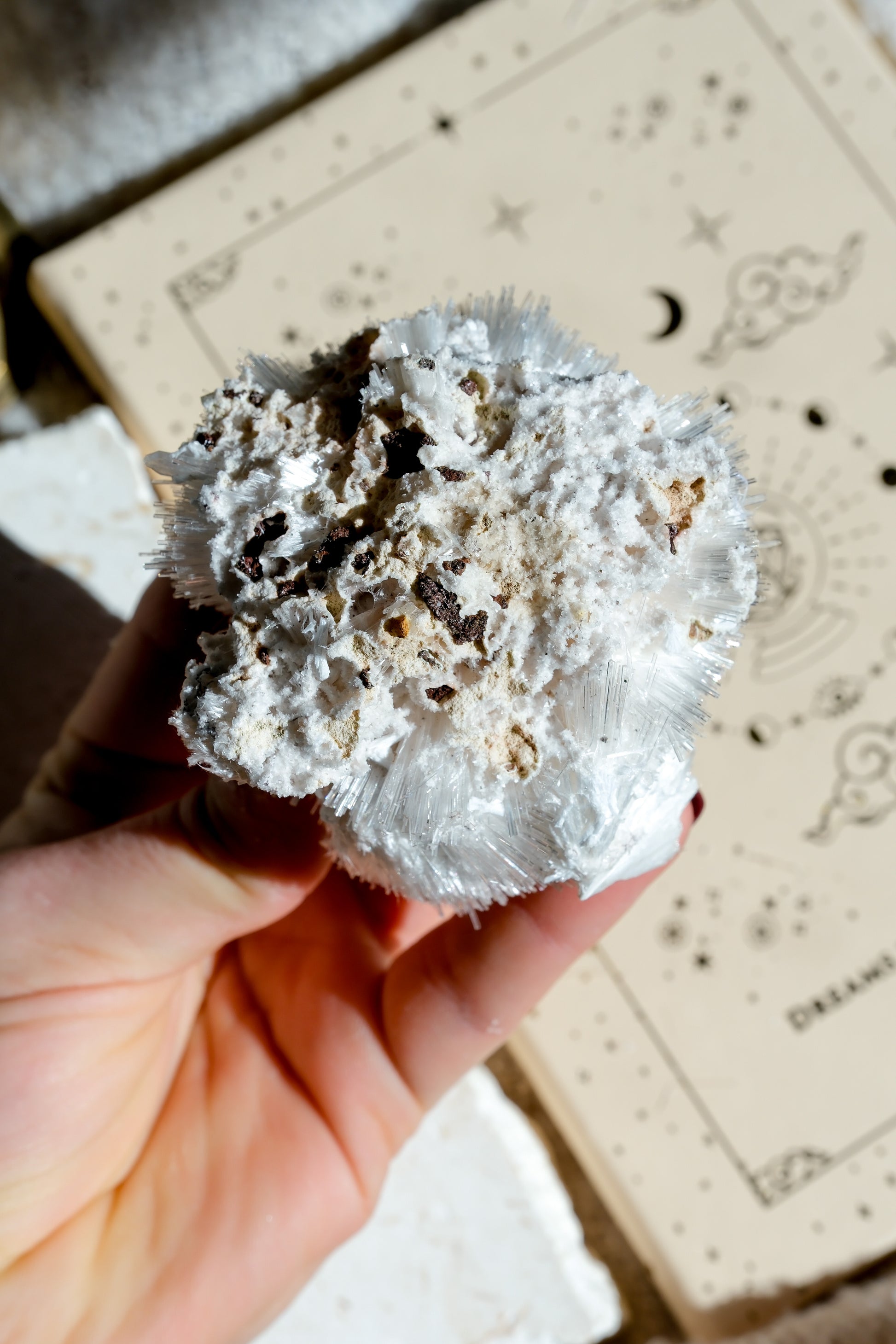 Mesolite Specimen Cluster *With Green Apophyllite · 25