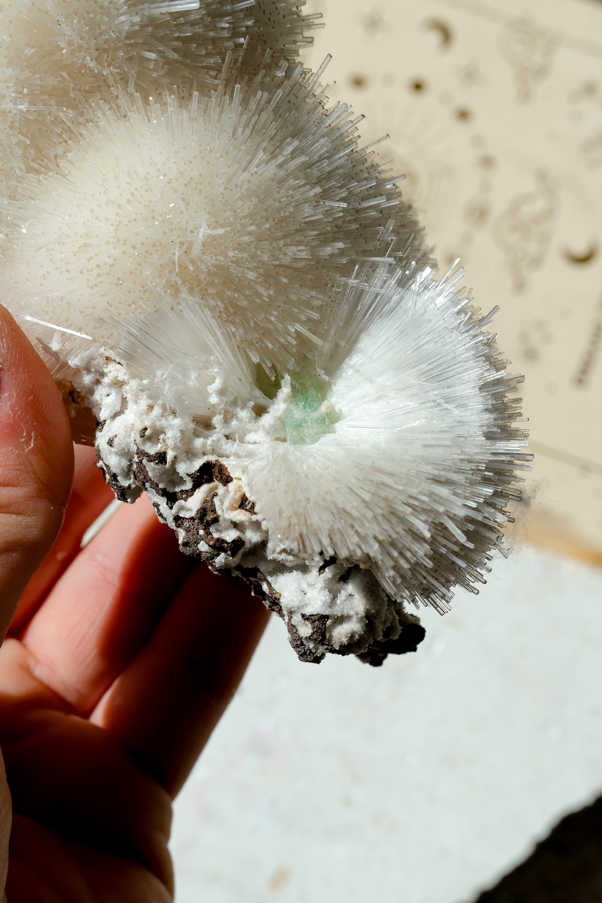 Mesolite Specimen Cluster * With Green Apophyllite · 26