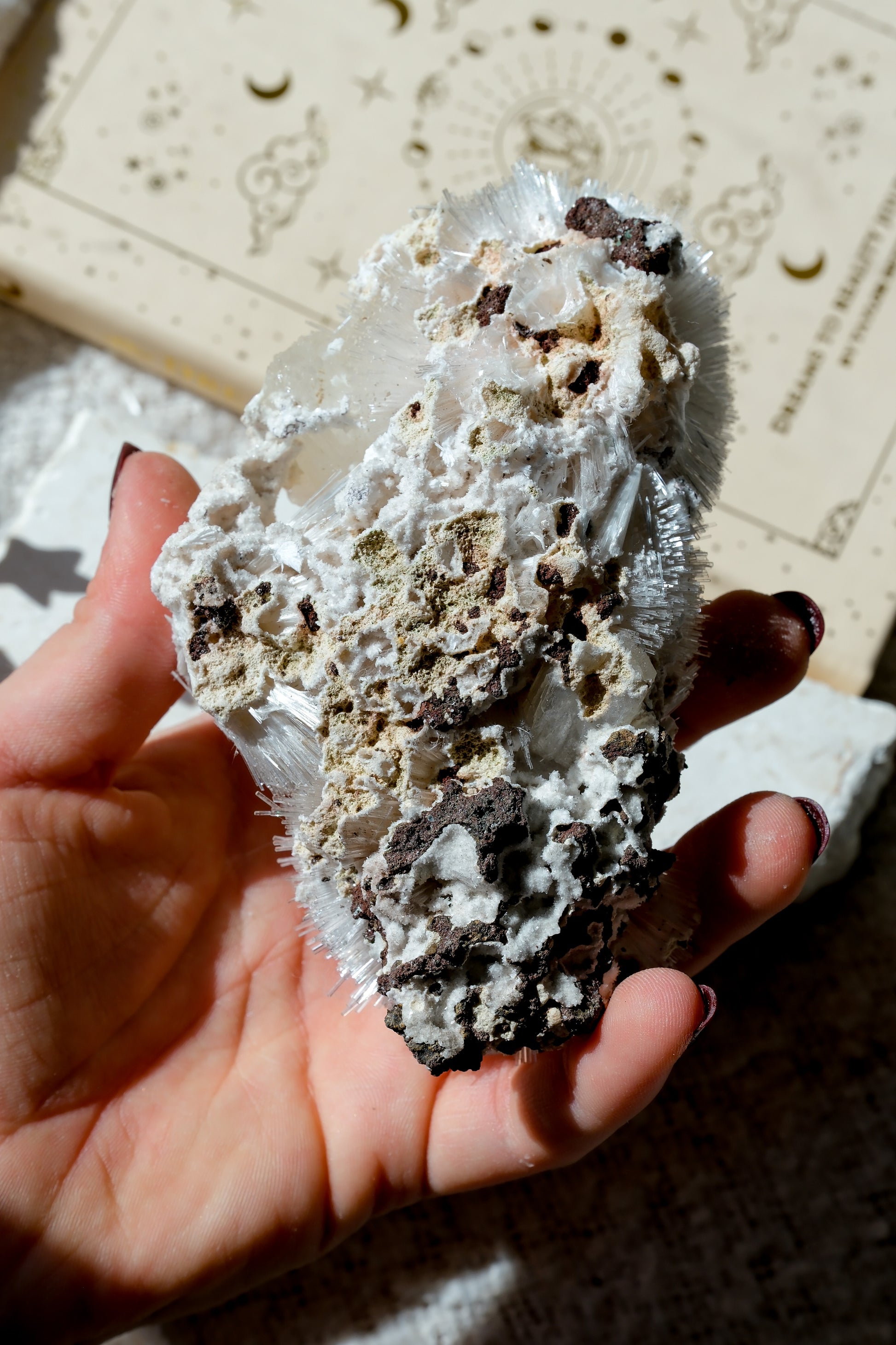 Mesolite Specimen Cluster * With Green Apophyllite · 26