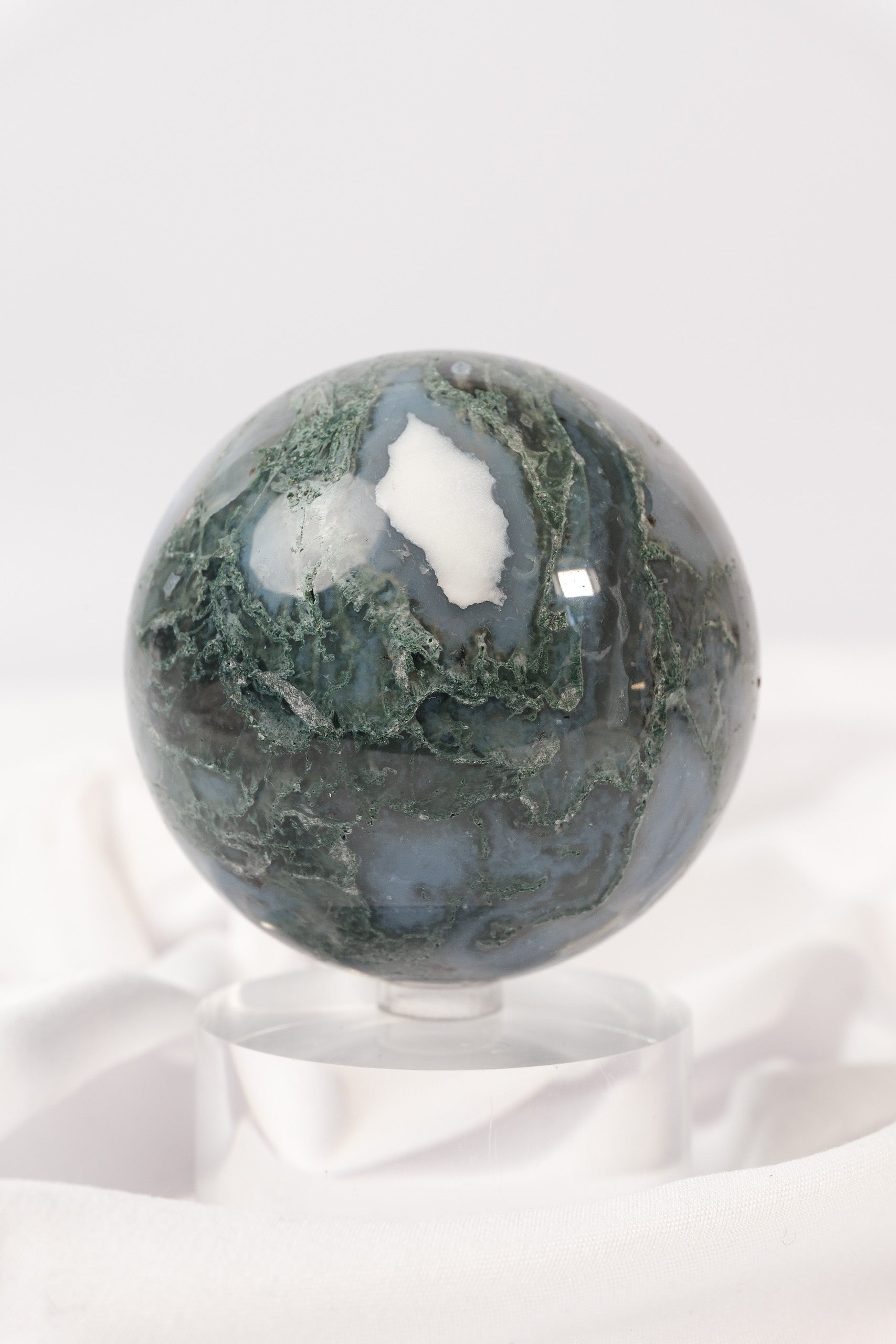 Moss Agate Sphere